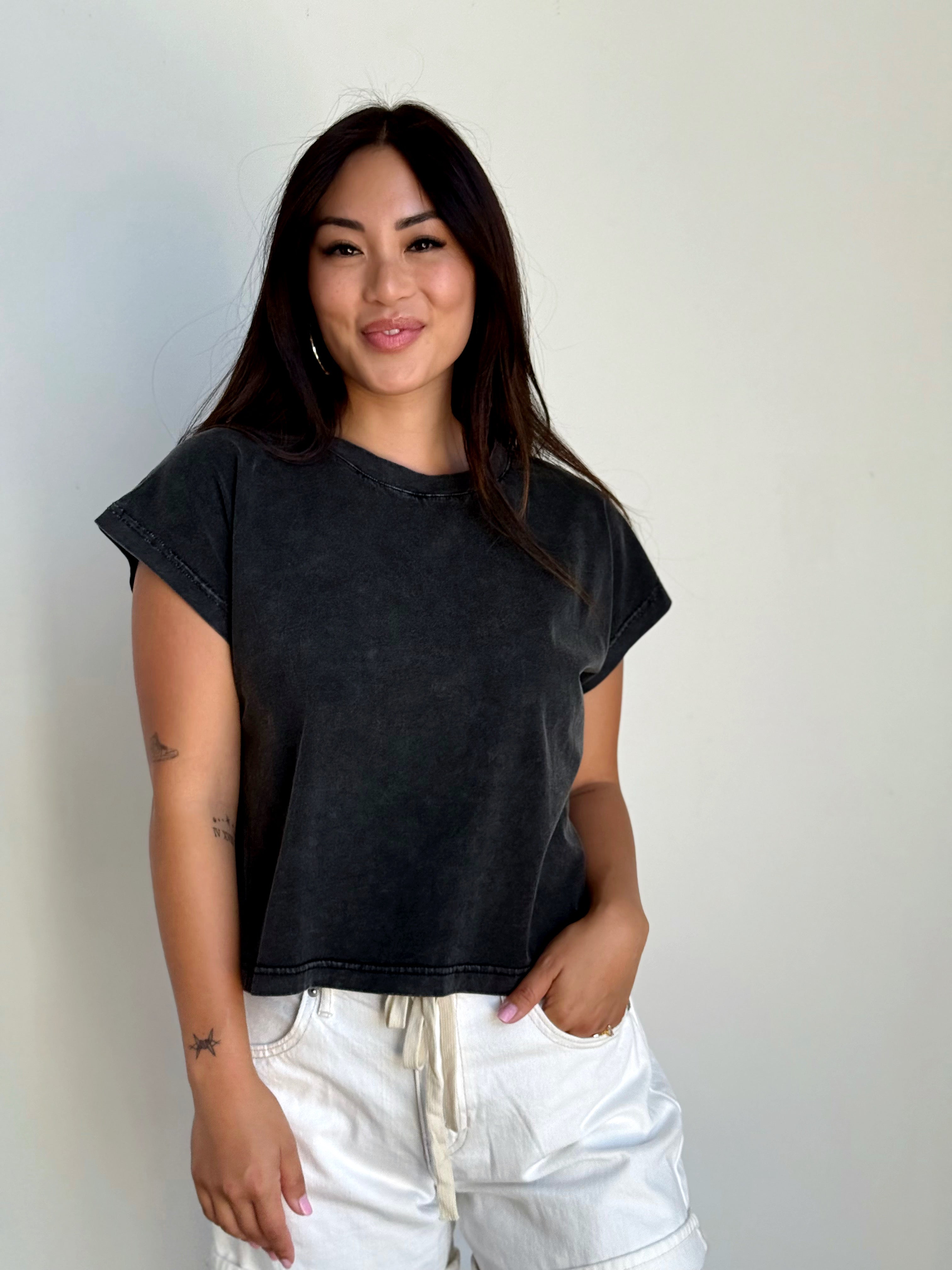 Ryan Tee - CHARCOAL - willows clothing S/S SHIRT