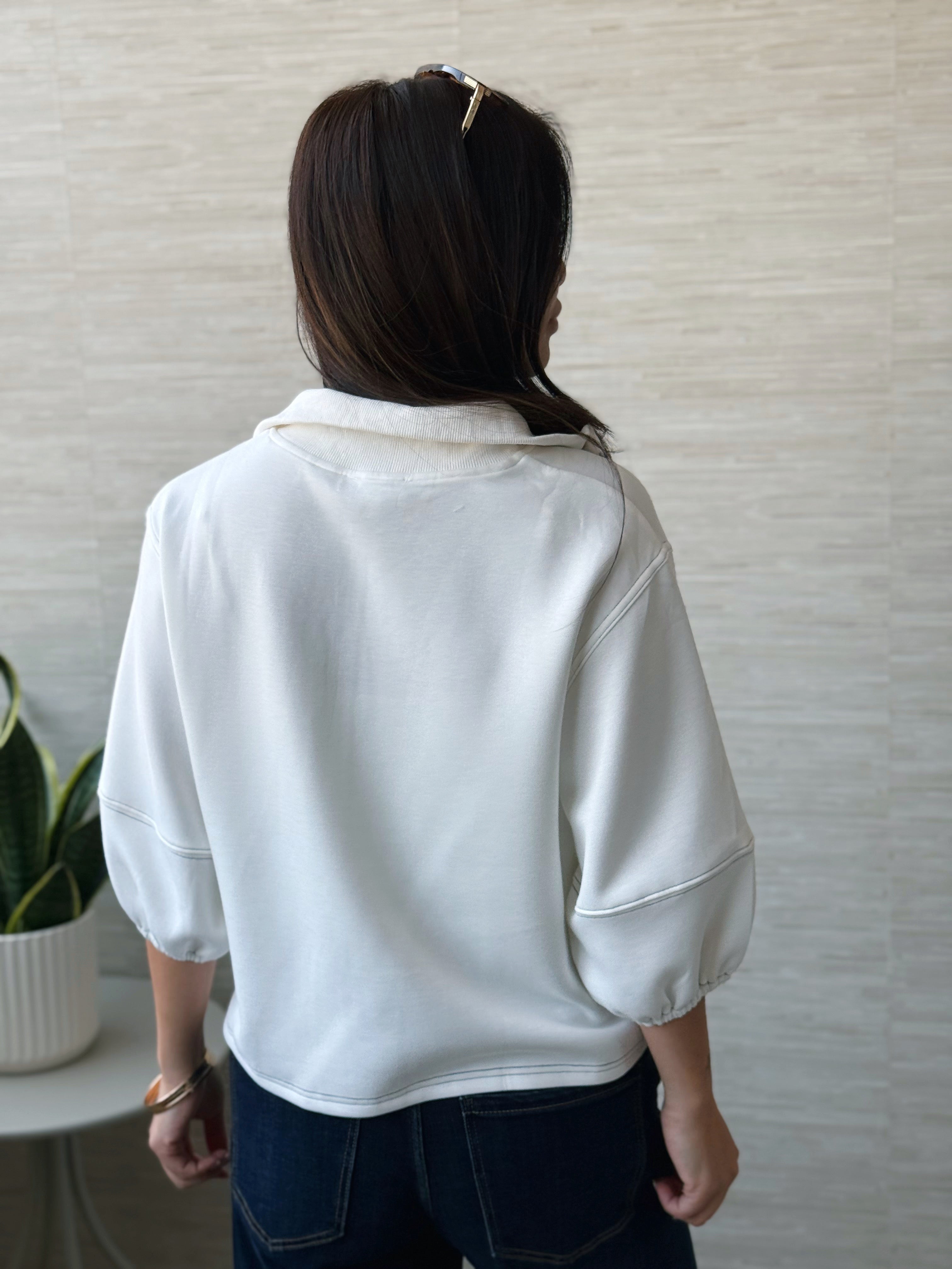 Ryland Top - OFF WHITE - willows clothing S/S SHIRT