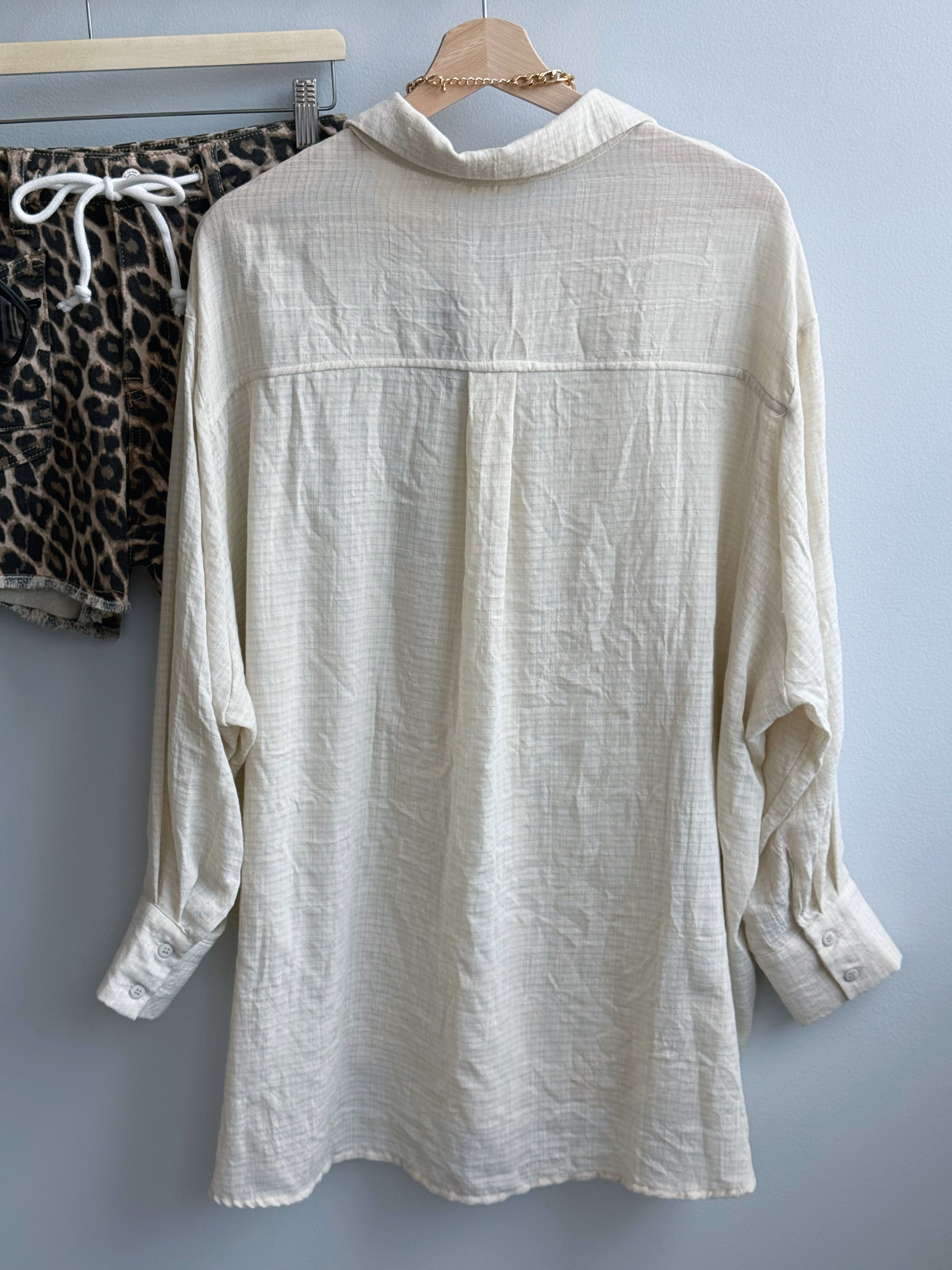 Samson Shirt - ECRU - willows clothing L/S SHIRT