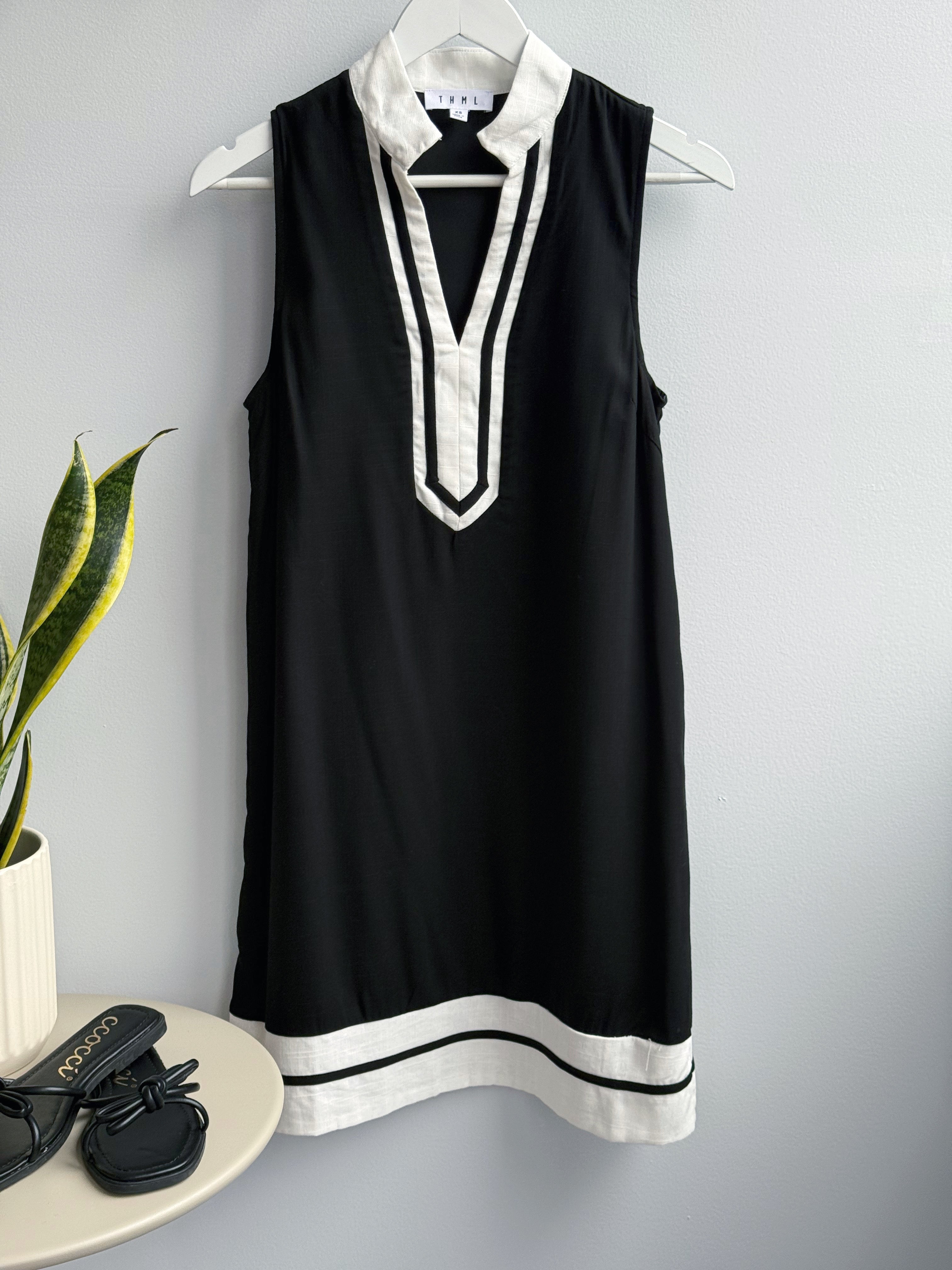 Sanibel Dress - BLACK - willows clothing SHORT DRESS