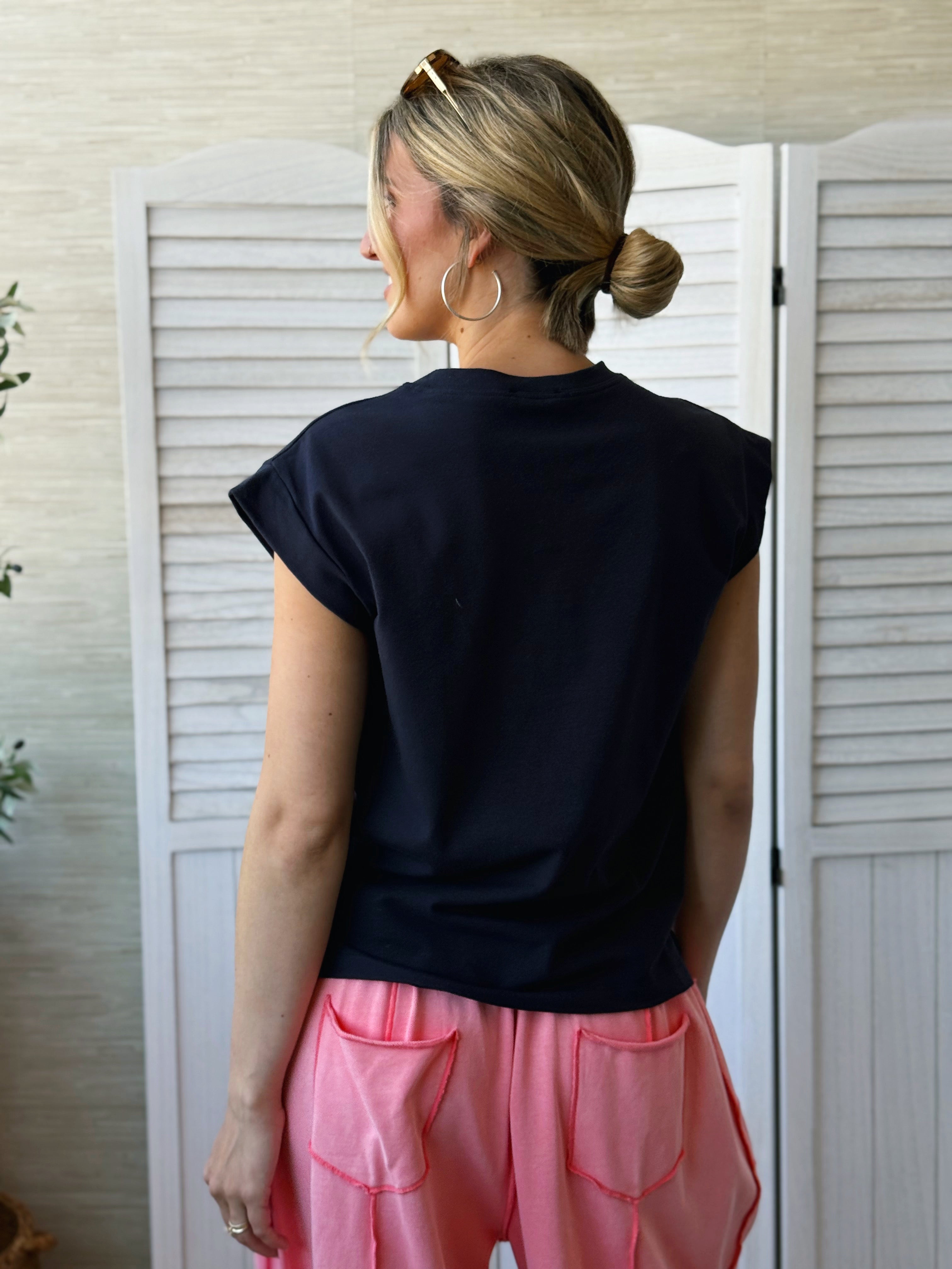 Scout Tee - MIDNIGHT NAVY - willows clothing S/S SHIRT