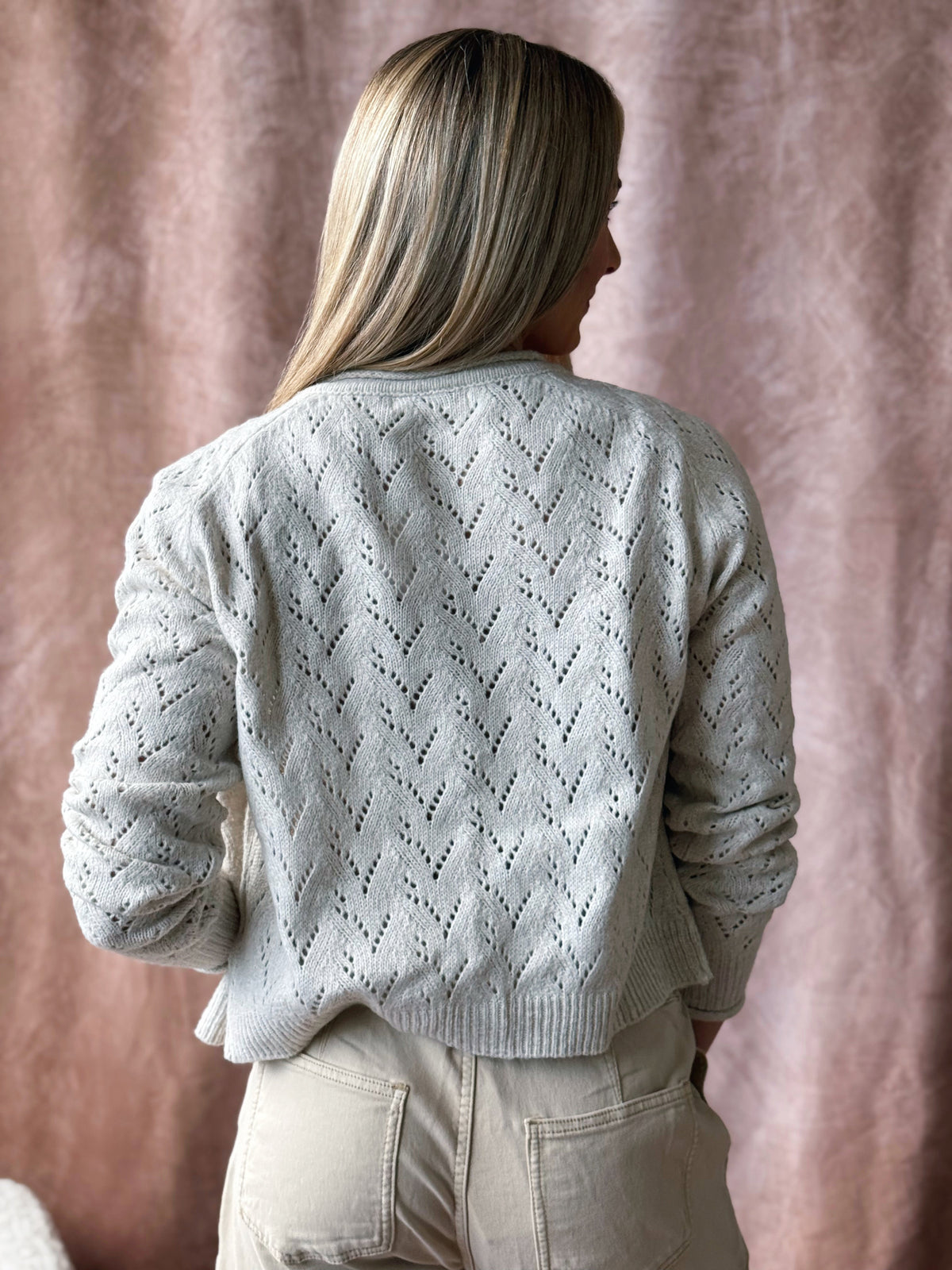 Seasonal Pick Cardigan - IVORY - willows clothing Cardigan