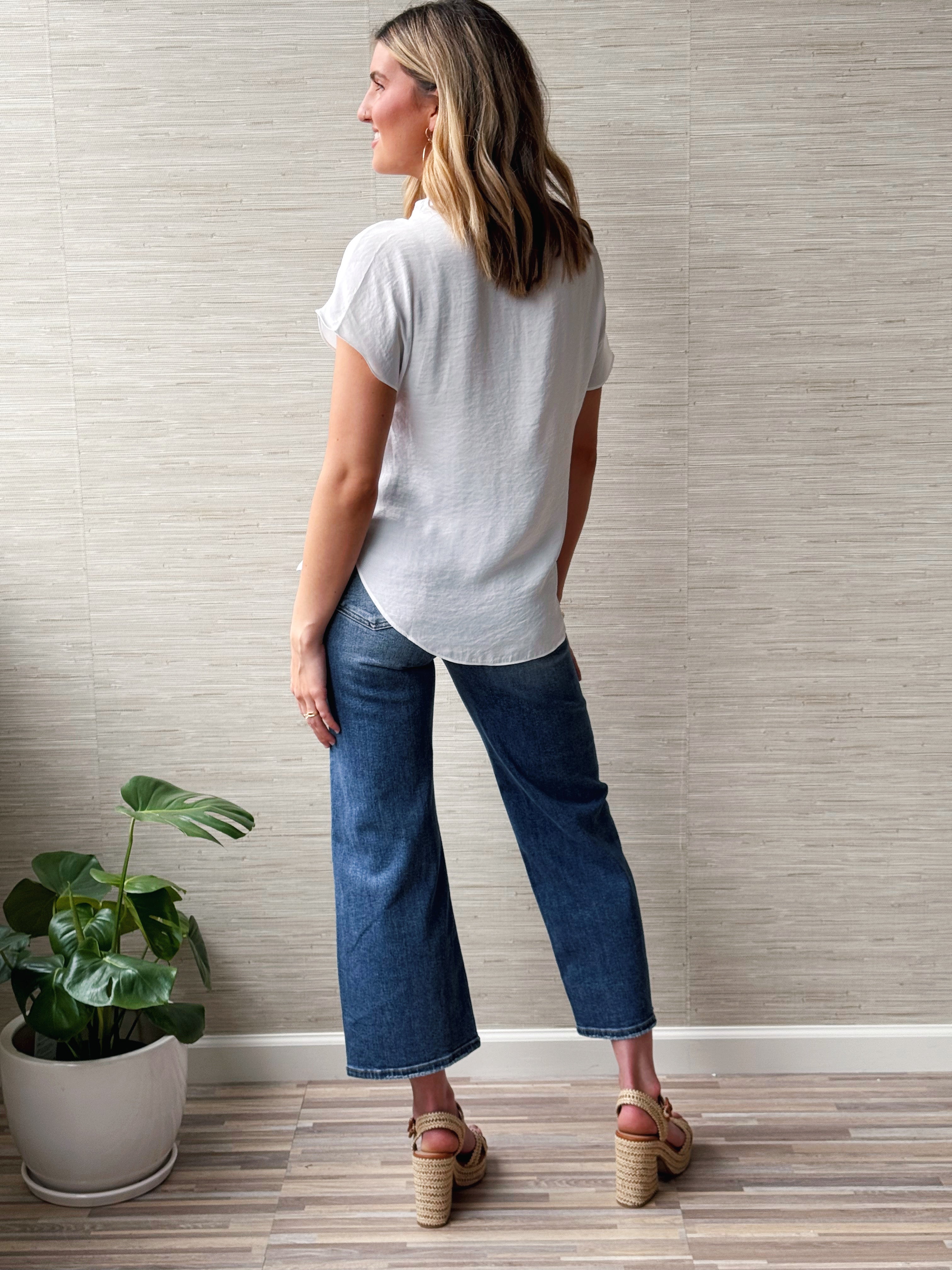 Serenity Blouse - OFF WHITE - willows clothing BLOUSE