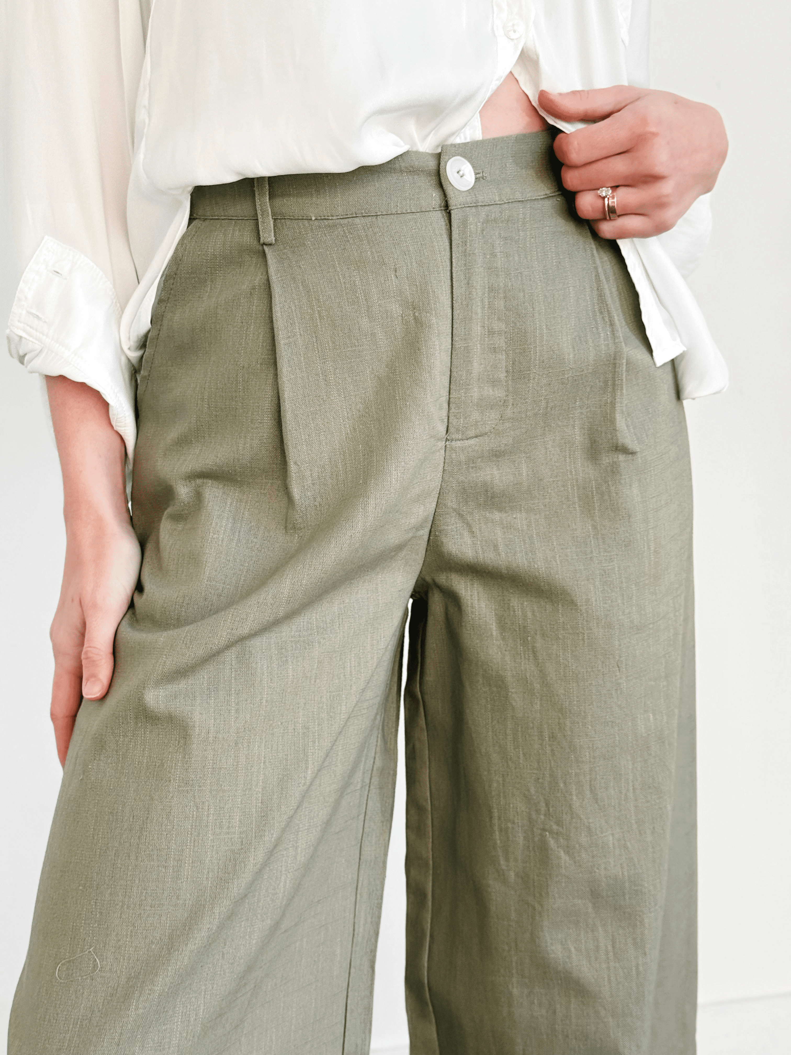 Shane Trouser Pant - OLIVE - willows clothing TROUSERS