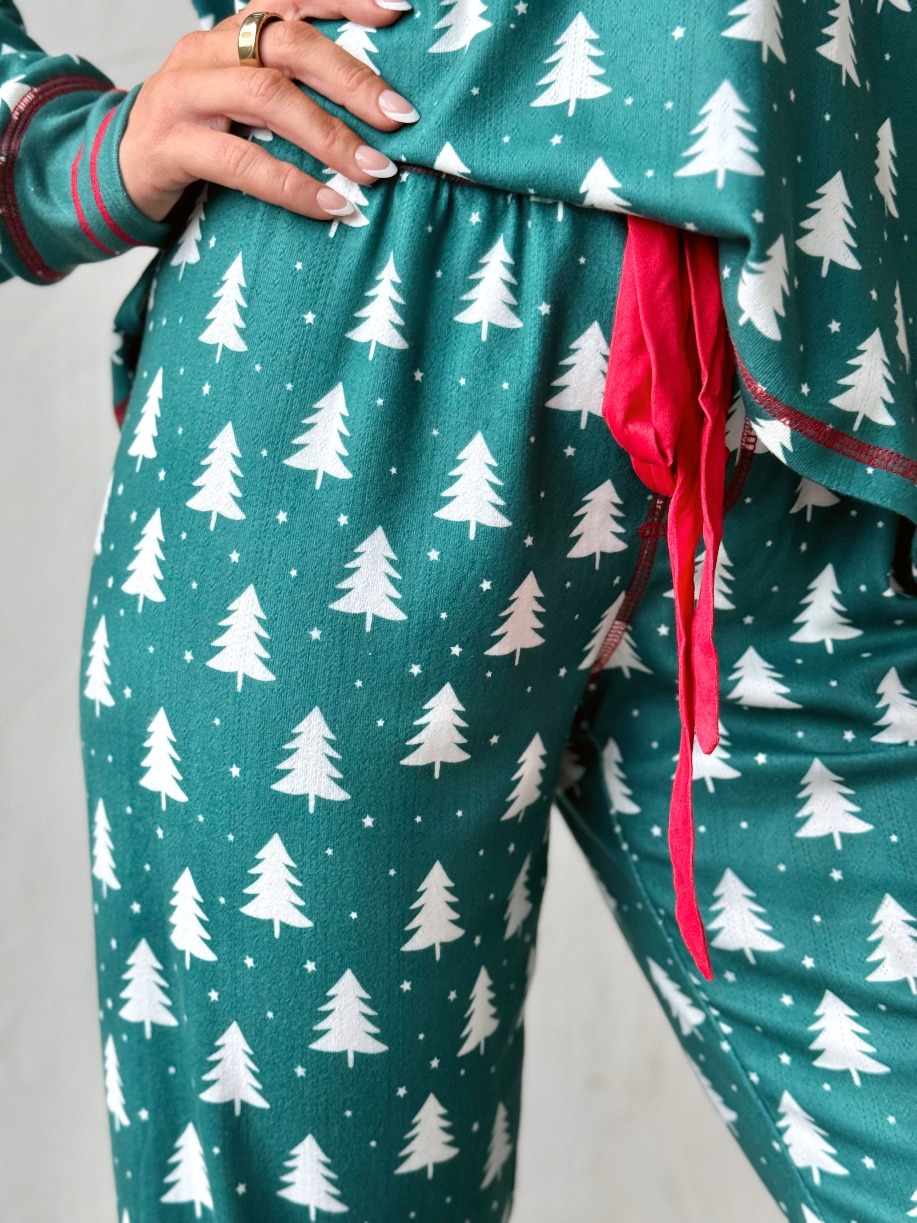 Silent Night PJ Set - DARK FOREST - willows clothing Pajamas