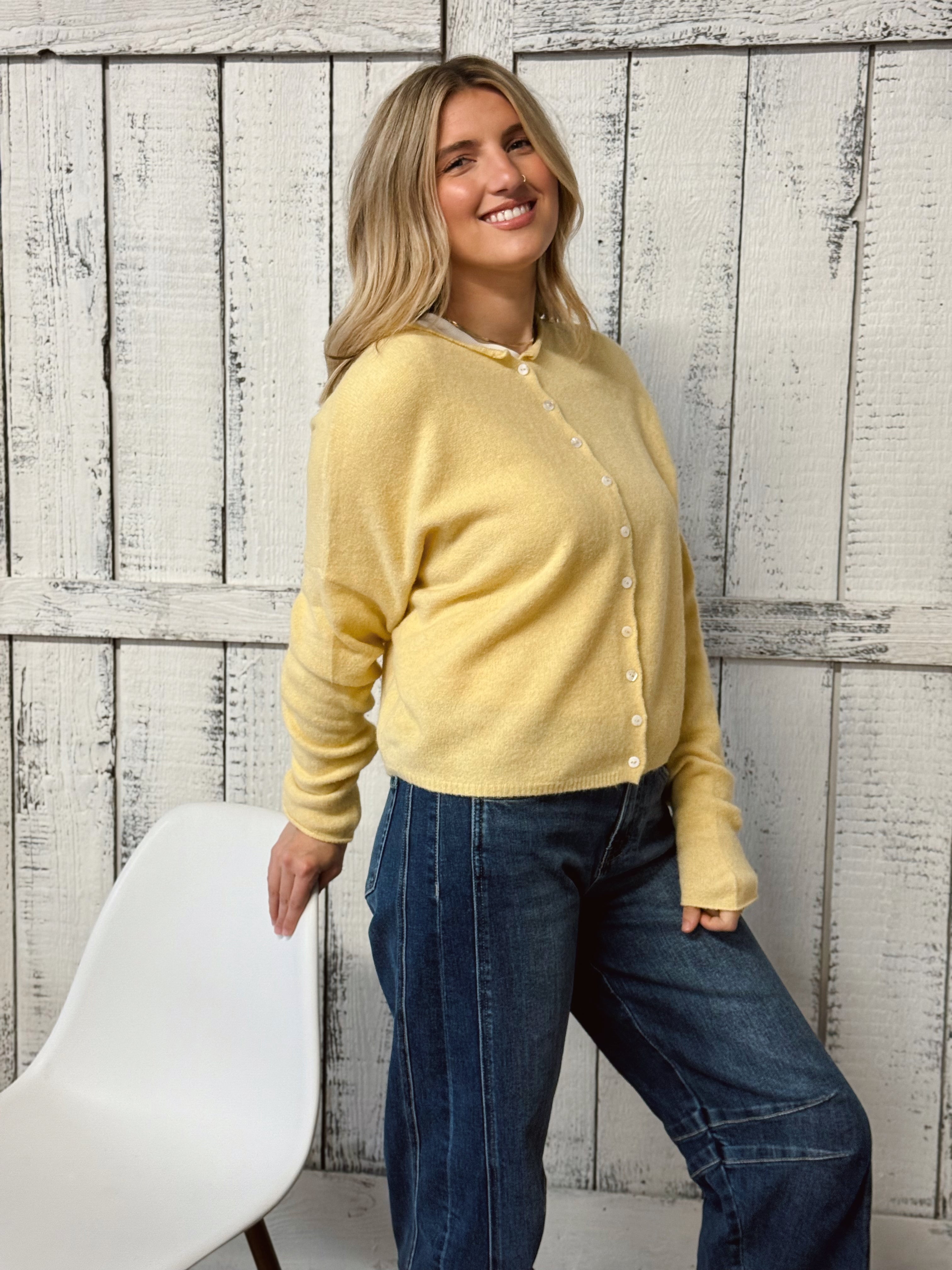 Simone Cardigan - HONEY - willows clothing Cardigan