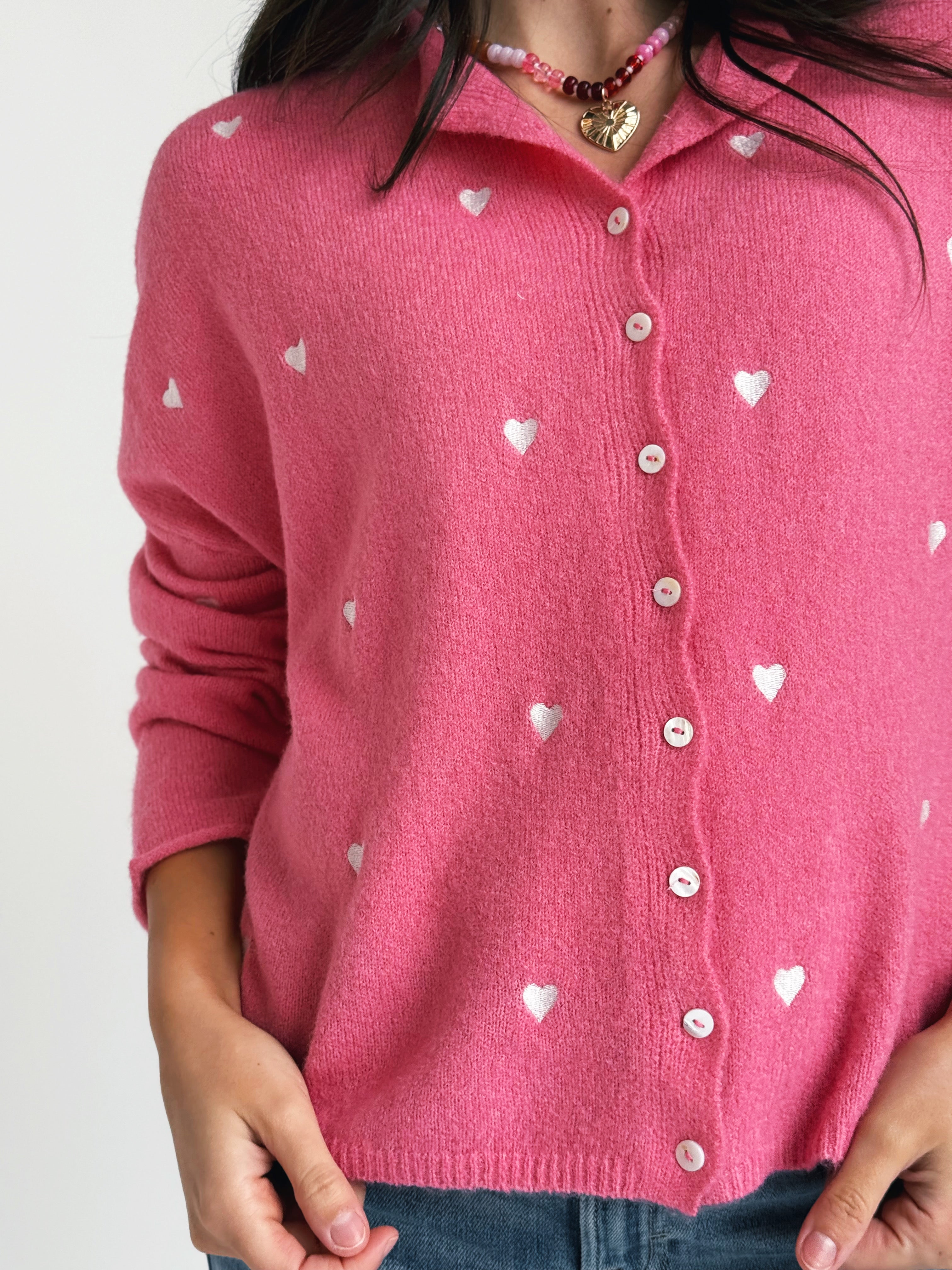 Simone Cardigan - ROSE - willows clothing Cardigan