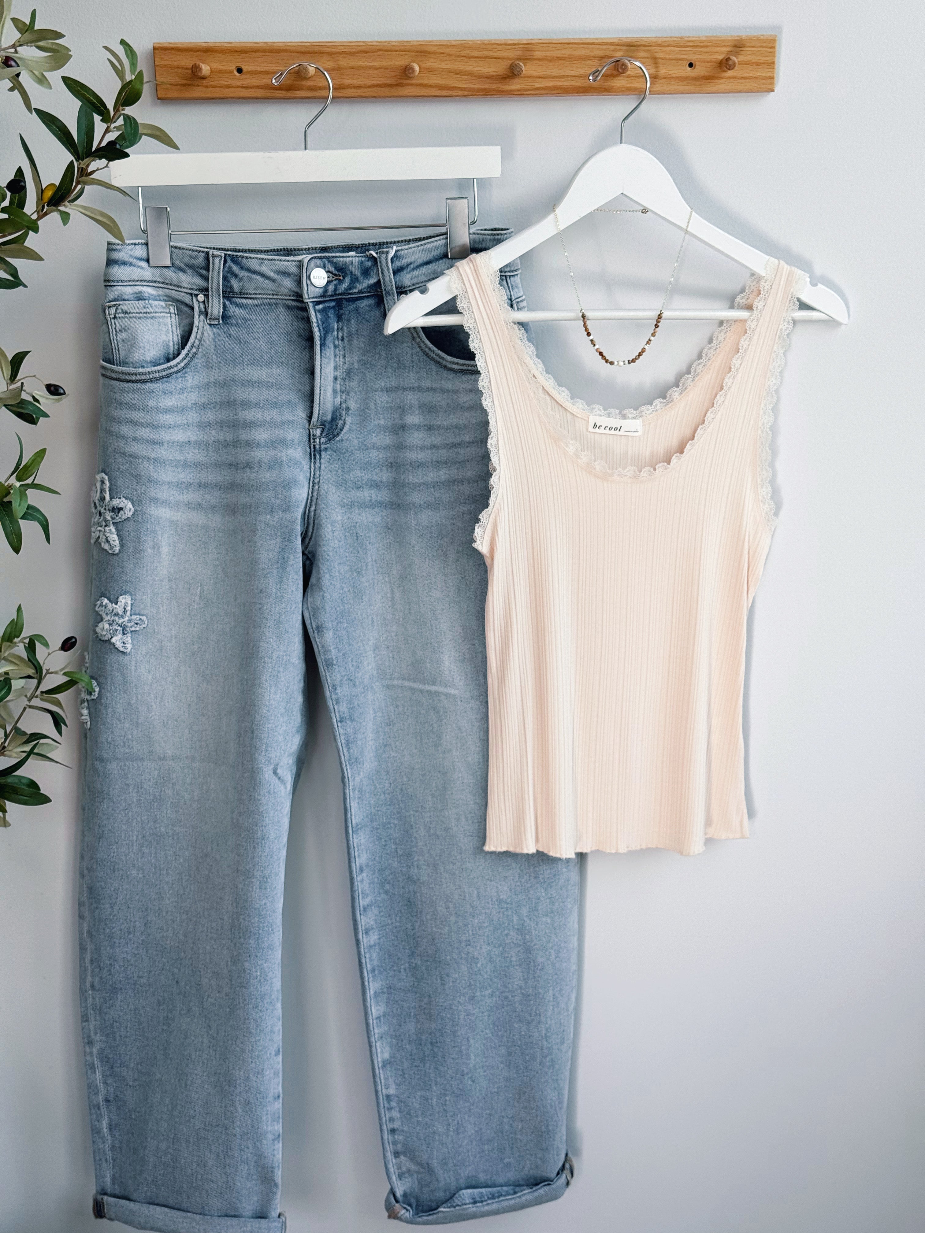 Simply Sweet Tank - CHAMPAGNE - willows clothing TANK