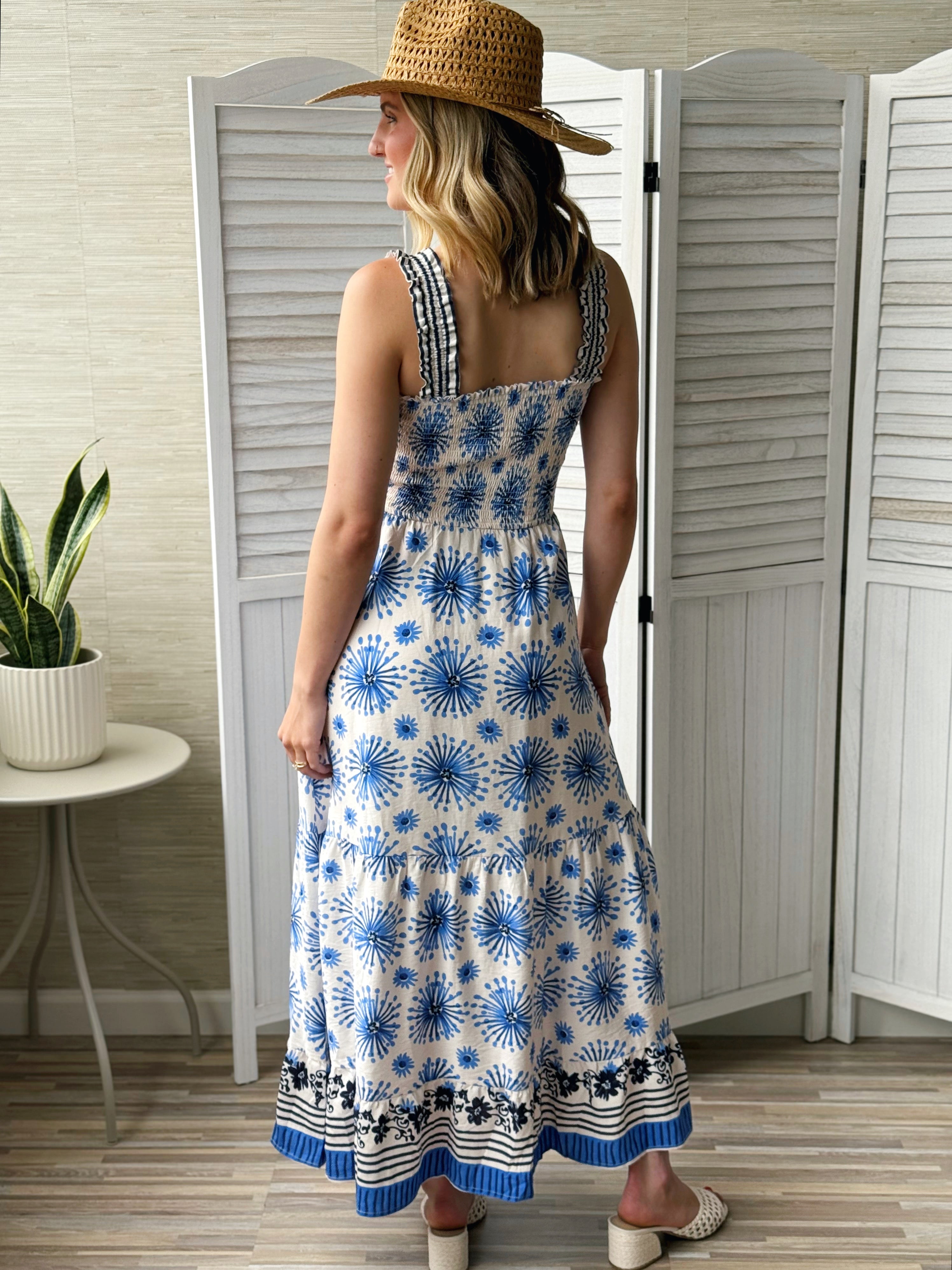 Starburst Dress - WHITE - willows clothing Long Dress