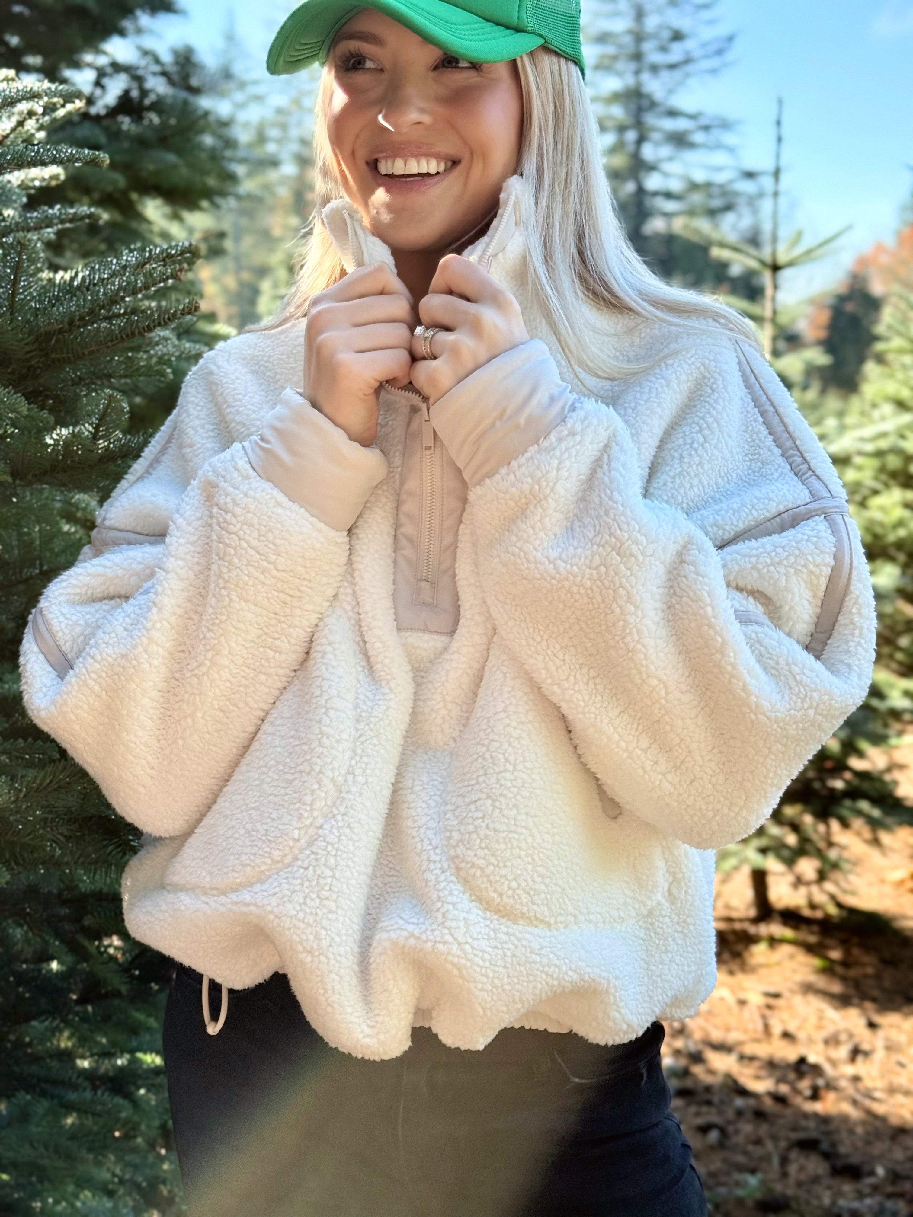 Stargazer Jacket - IVORY/BEIGE - willows clothing SWEATSHIRT