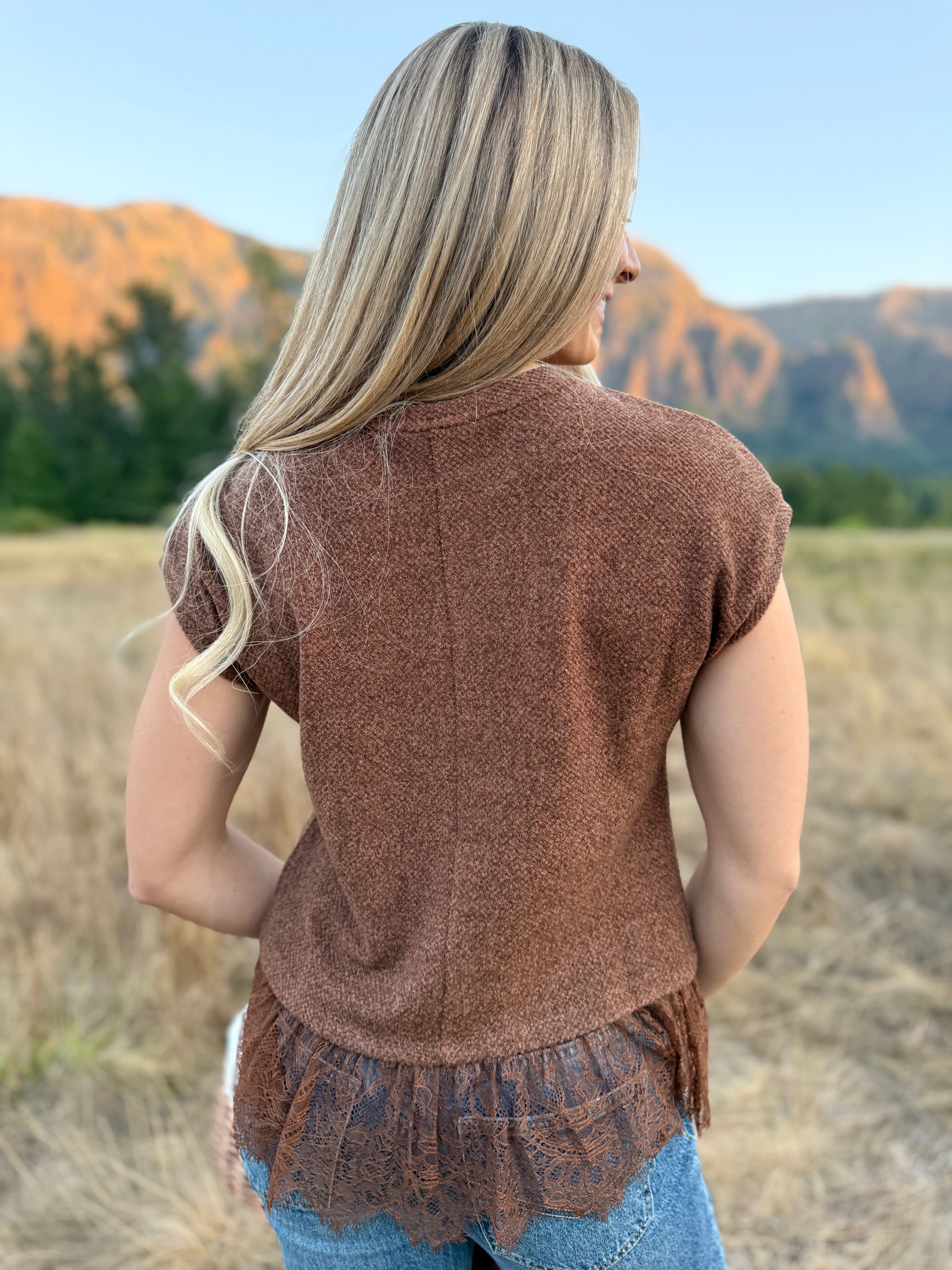 Stars Hollow Shirt - BARK BROWN - willows clothing S/S SHIRT