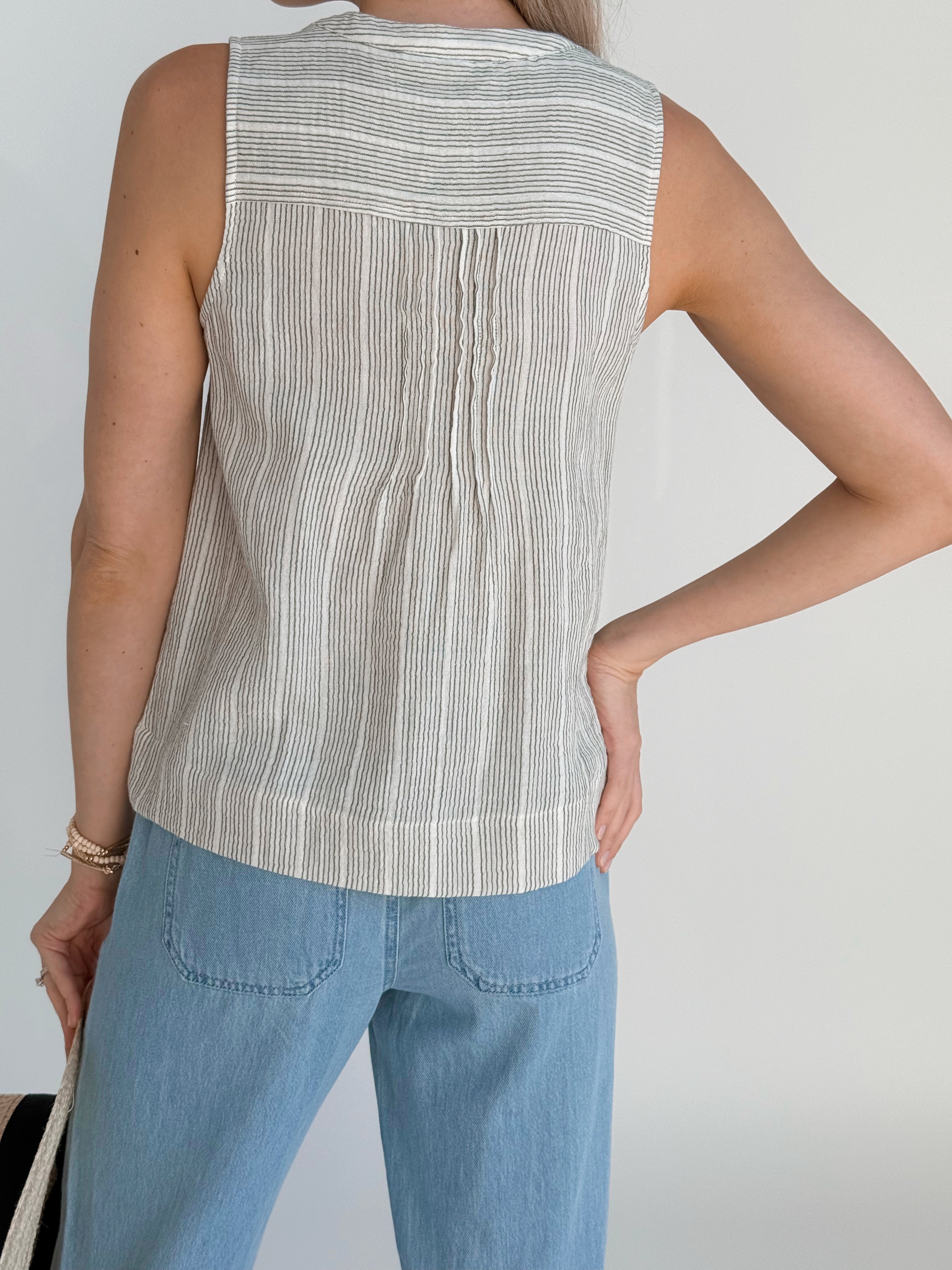 Still Water Tank - SAGE - willows clothing TANK