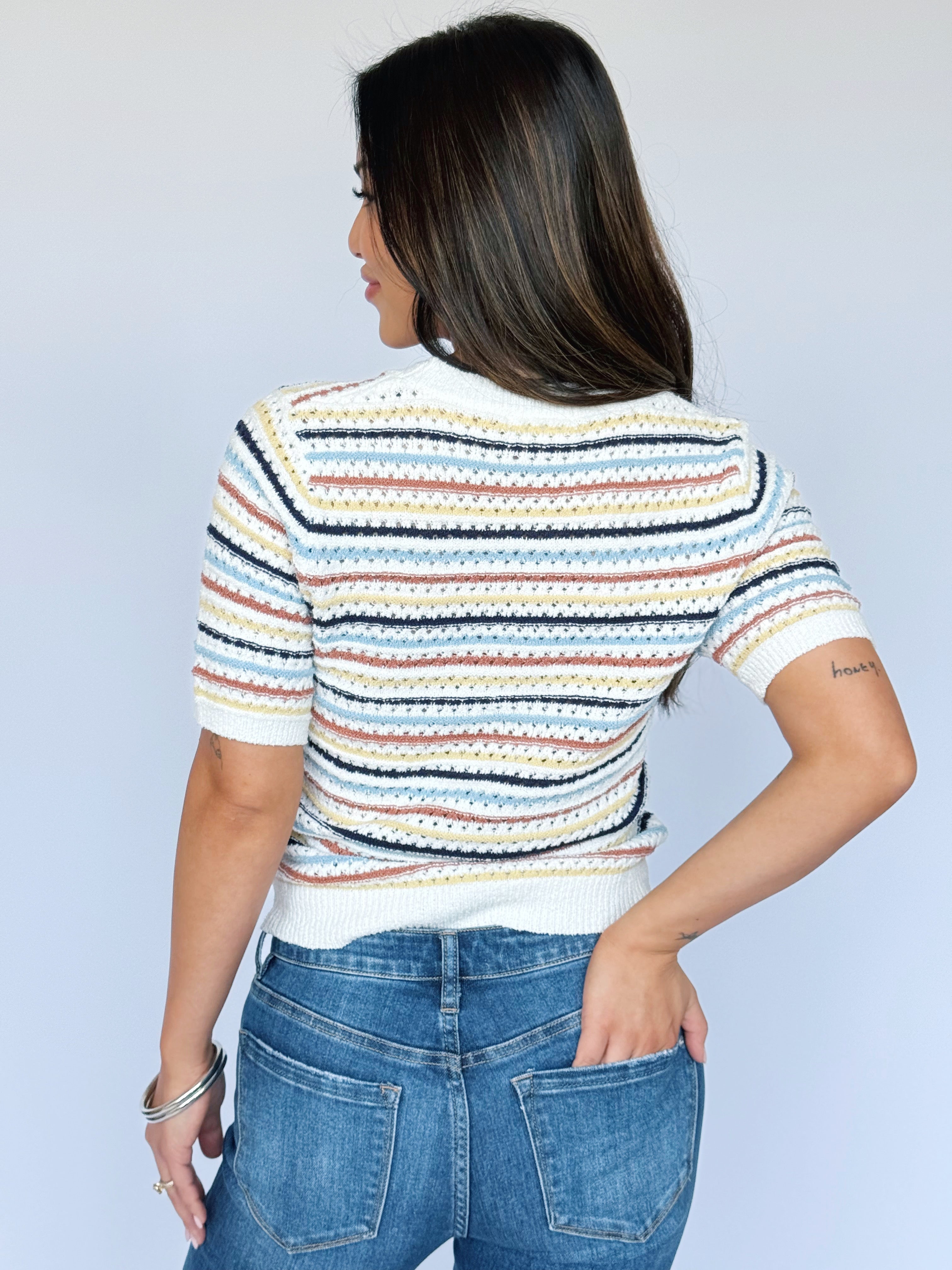 Sunny Side Sweater - DENIM - willows clothing SWEATER