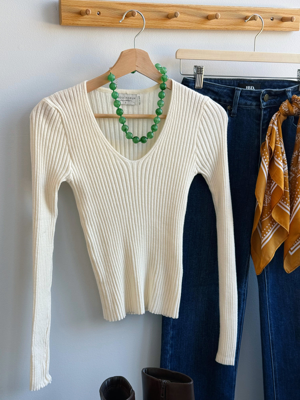 SWEATER - IVORY - willows clothing SWEATER