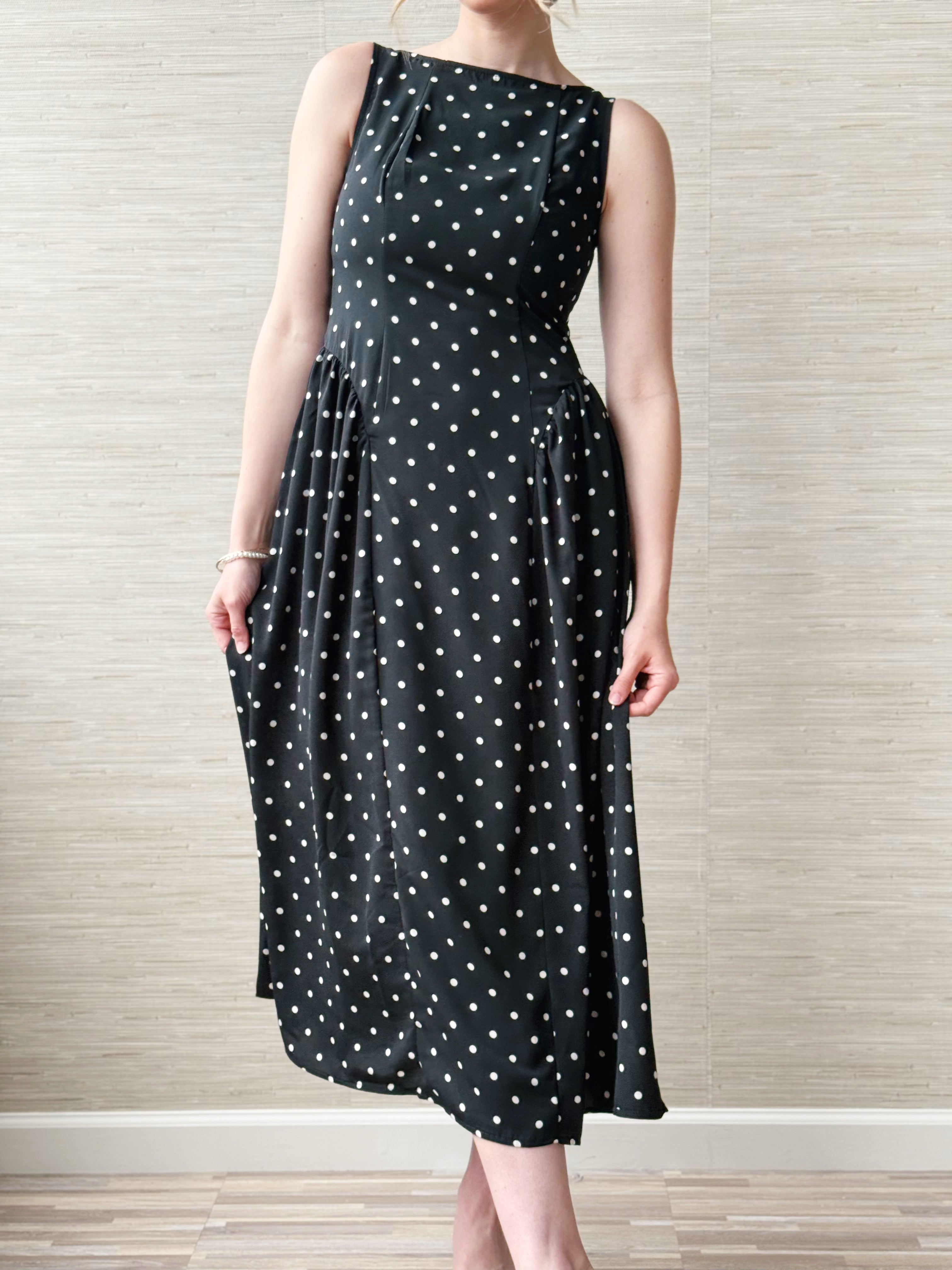 Sweet Talk Midi Dress - BLACK - willows clothing MIDI DRESS