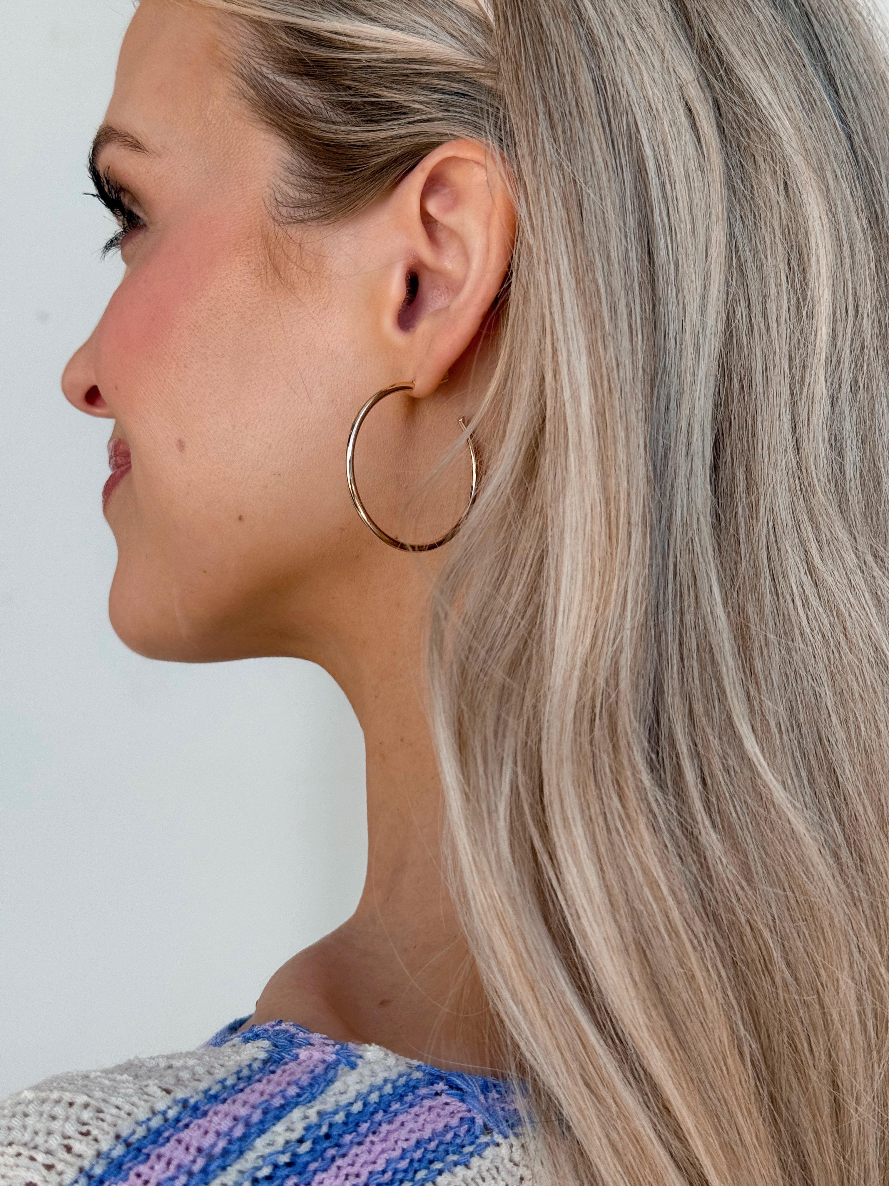 Syracuse Hoops - GOLD - willows clothing EARRINGS