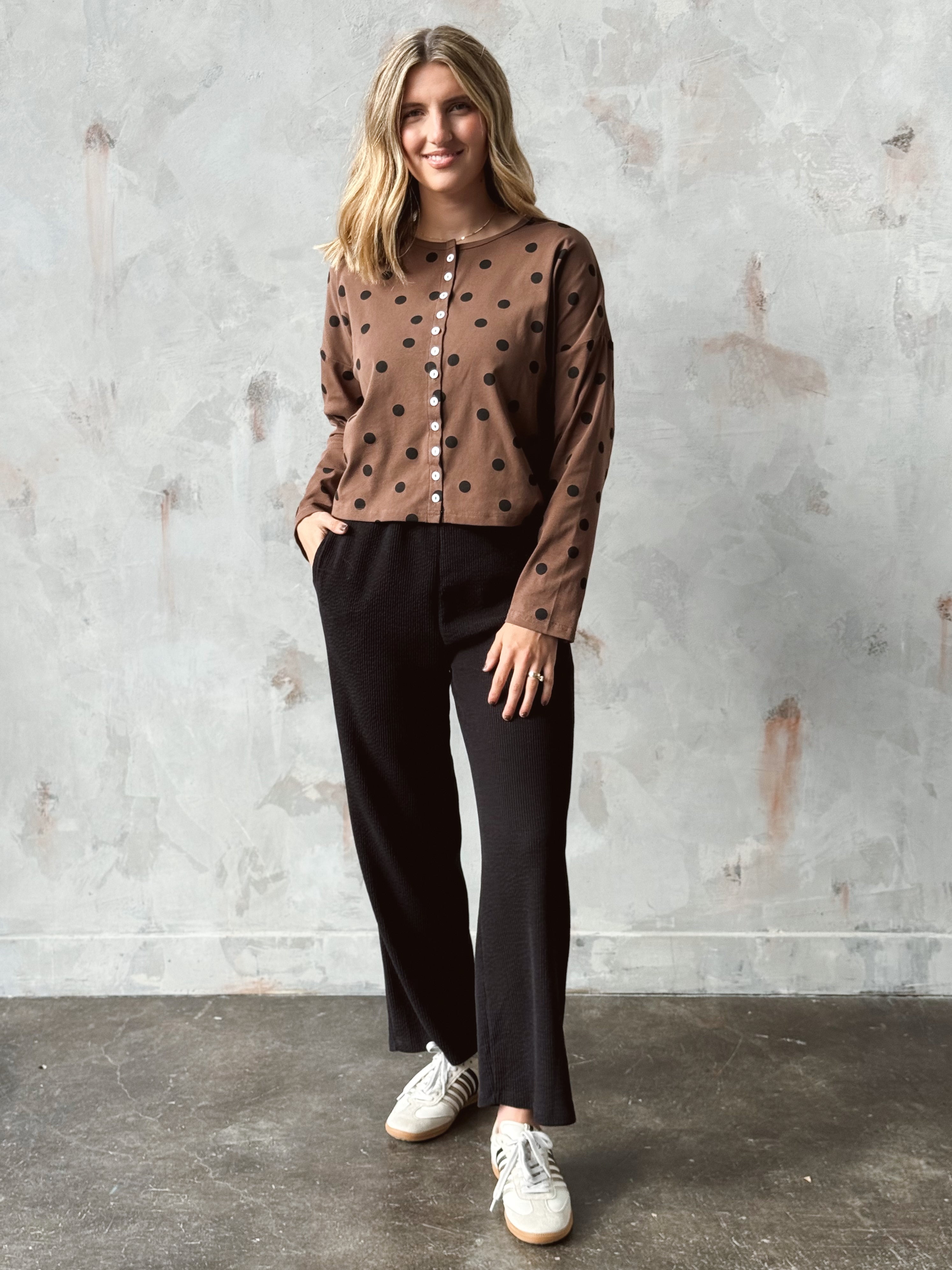 Tavi Cardigan - BROWN - willows clothing Cardigan