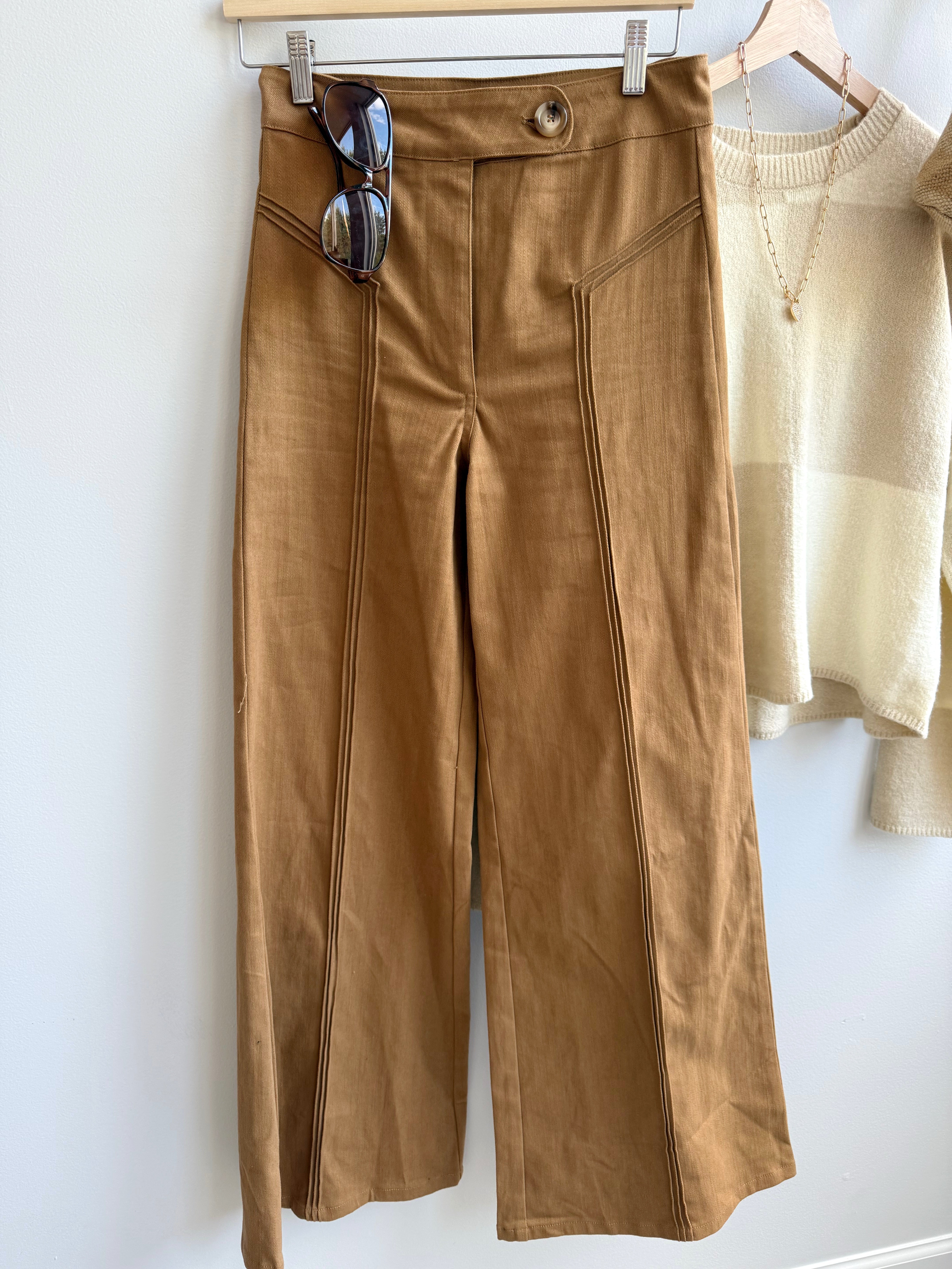 Tawny Jean - SAND - willows clothing FLARE