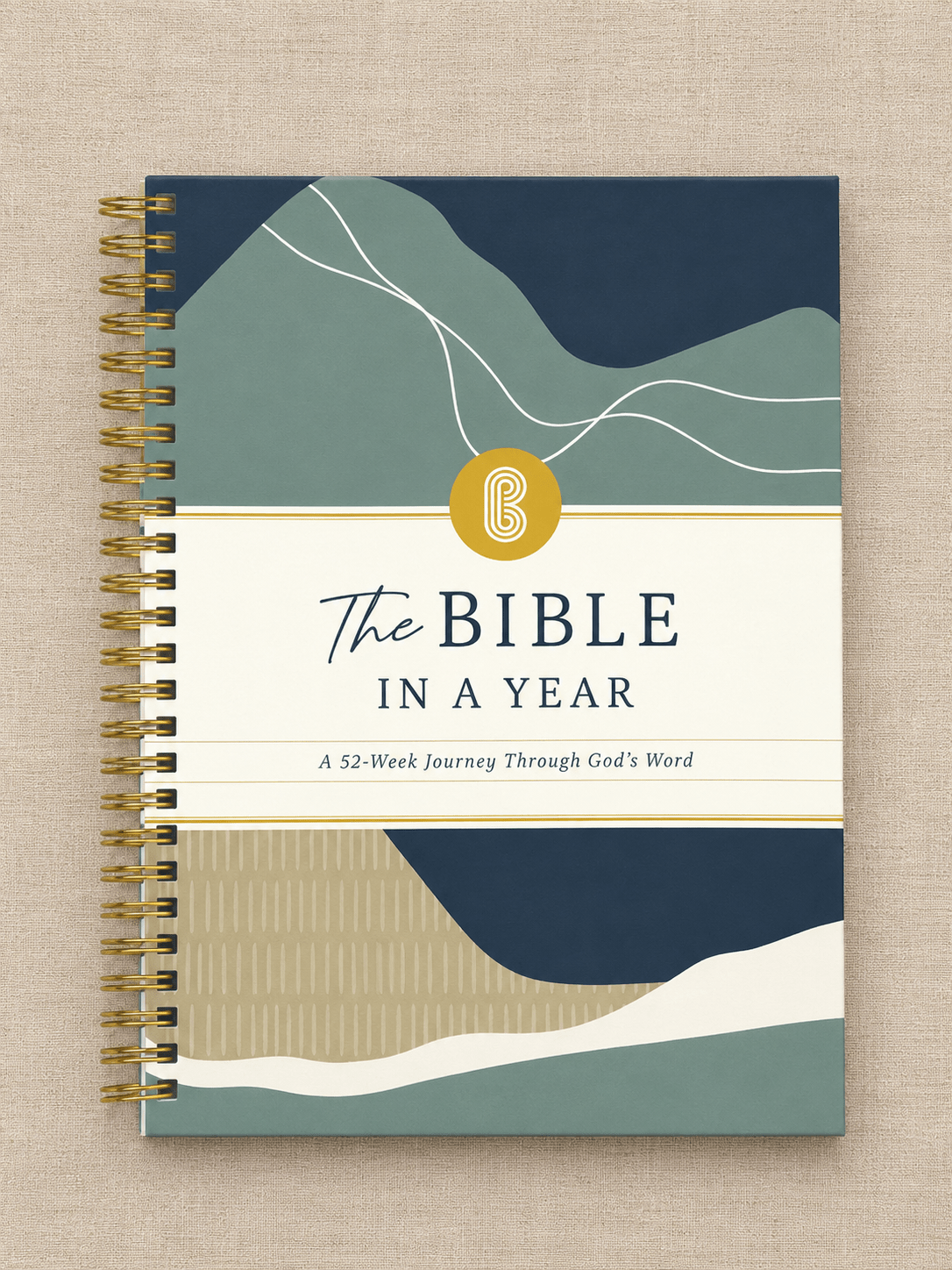 The Bible In A Year: A 52-Week Journey Through God's Word - willows clothing NOTEBOOKS