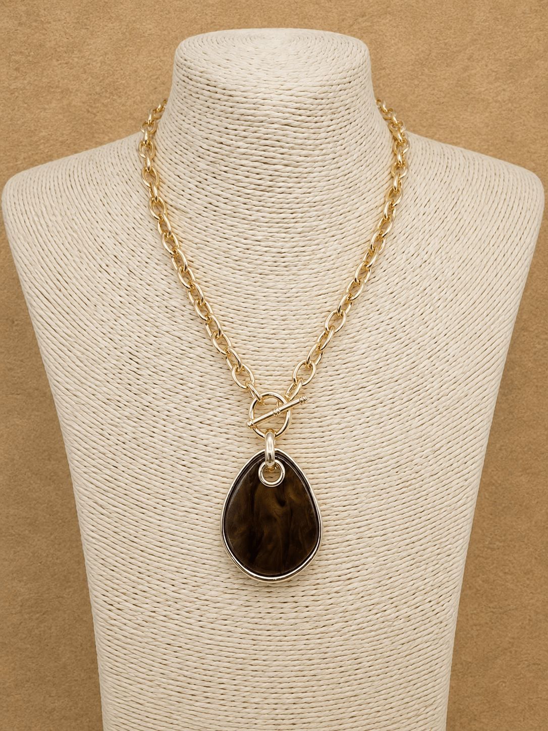 Tommy Necklace - BROWN - willows clothing NECKLACE