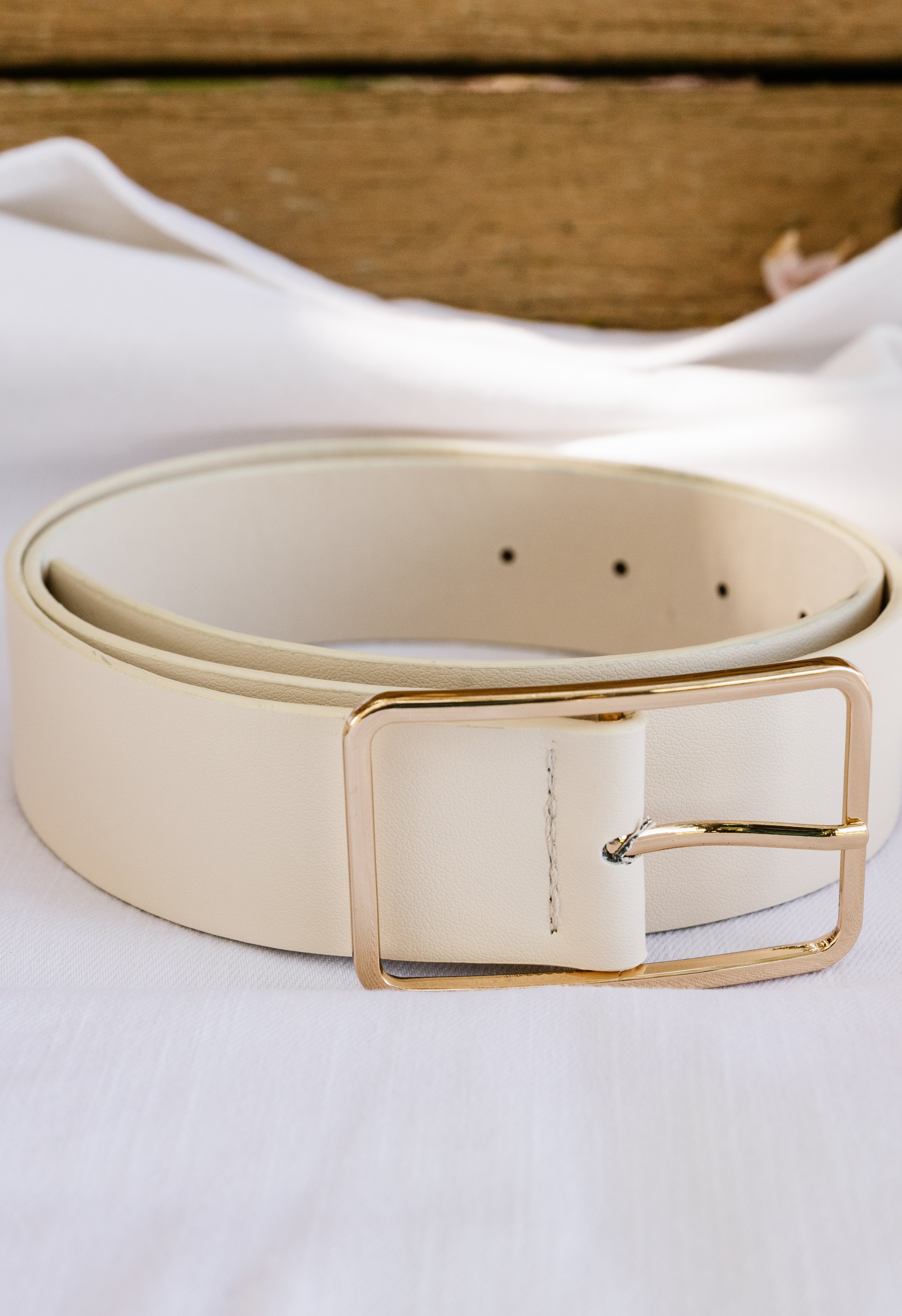 Trudy Belt - IVORY - willows clothing Belts