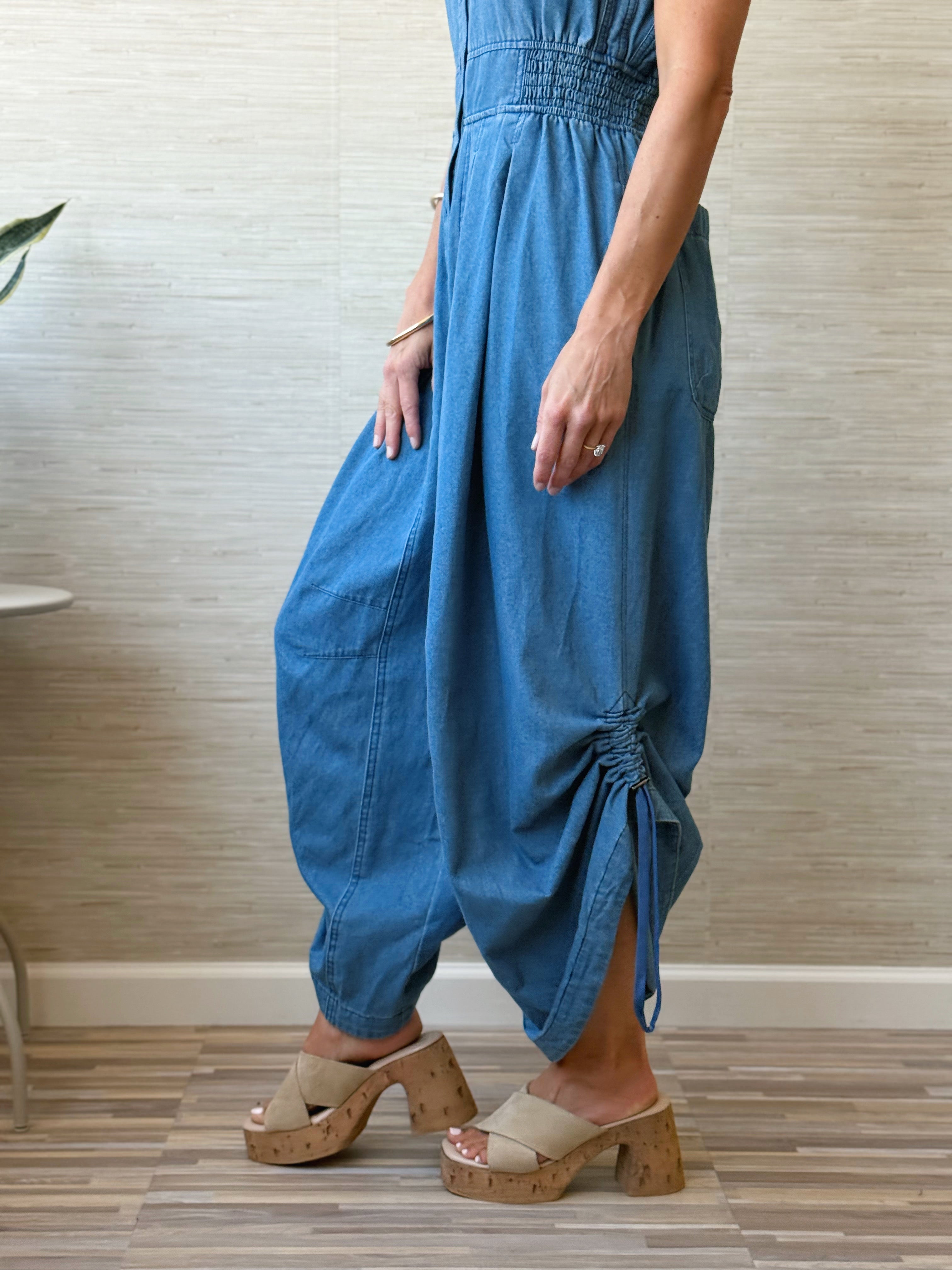 Valessa Jumpsuit - DENIM - willows clothing Jumpsuit