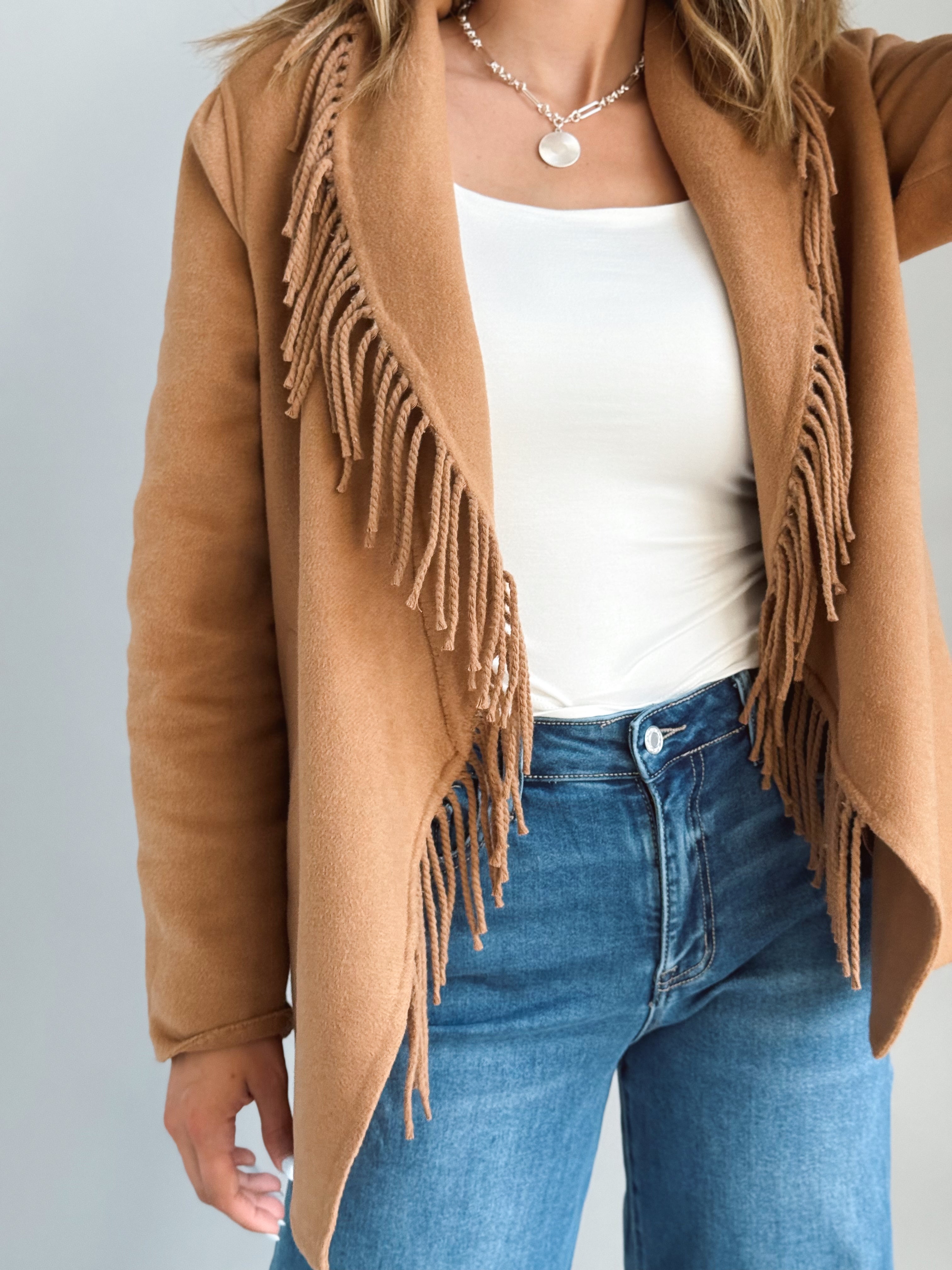 Ventura Jacket - CAMEL - willows clothing JACKET