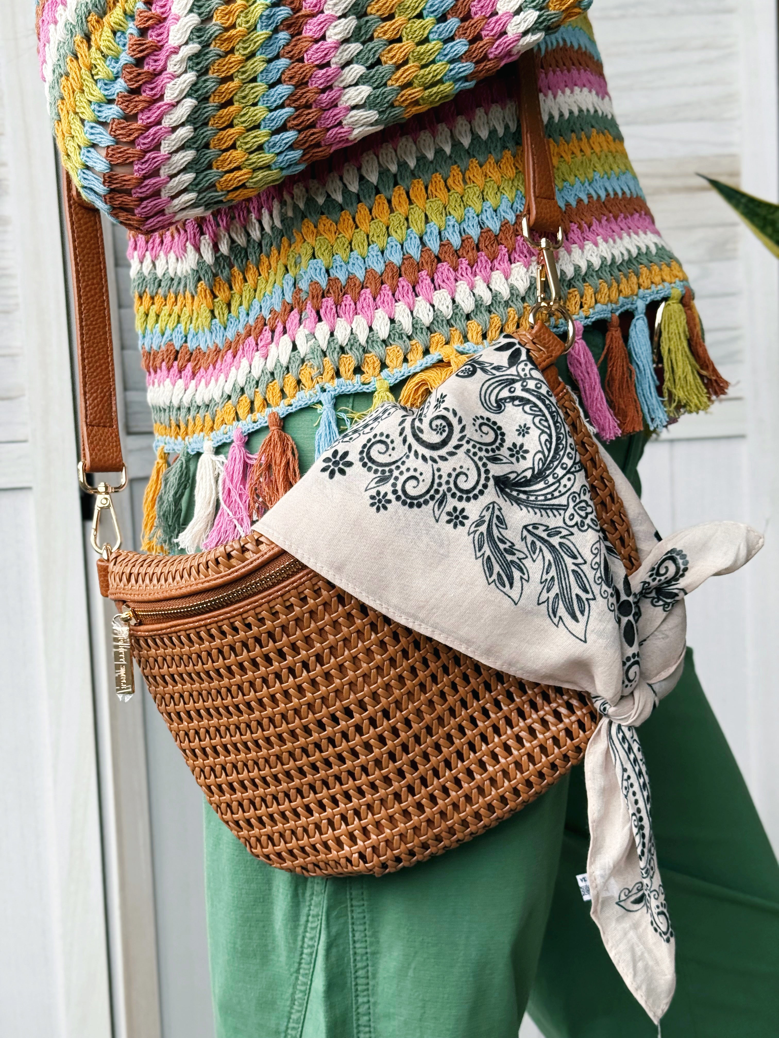 Westlyn Crossbody - BROWN - willows clothing Crossbody