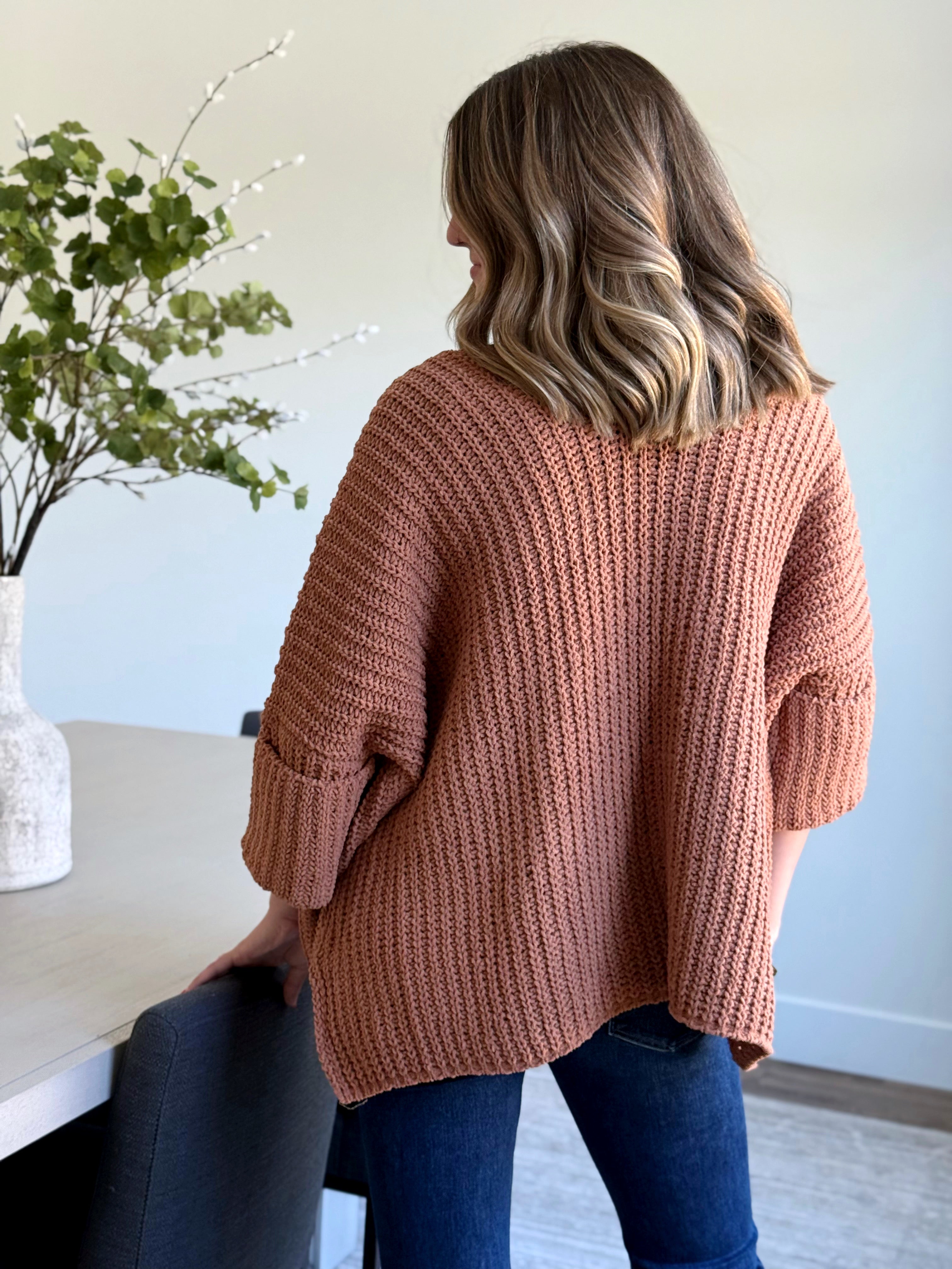 When She Dances Cardigan - DEEP CAMEL - willows clothing Cardigan