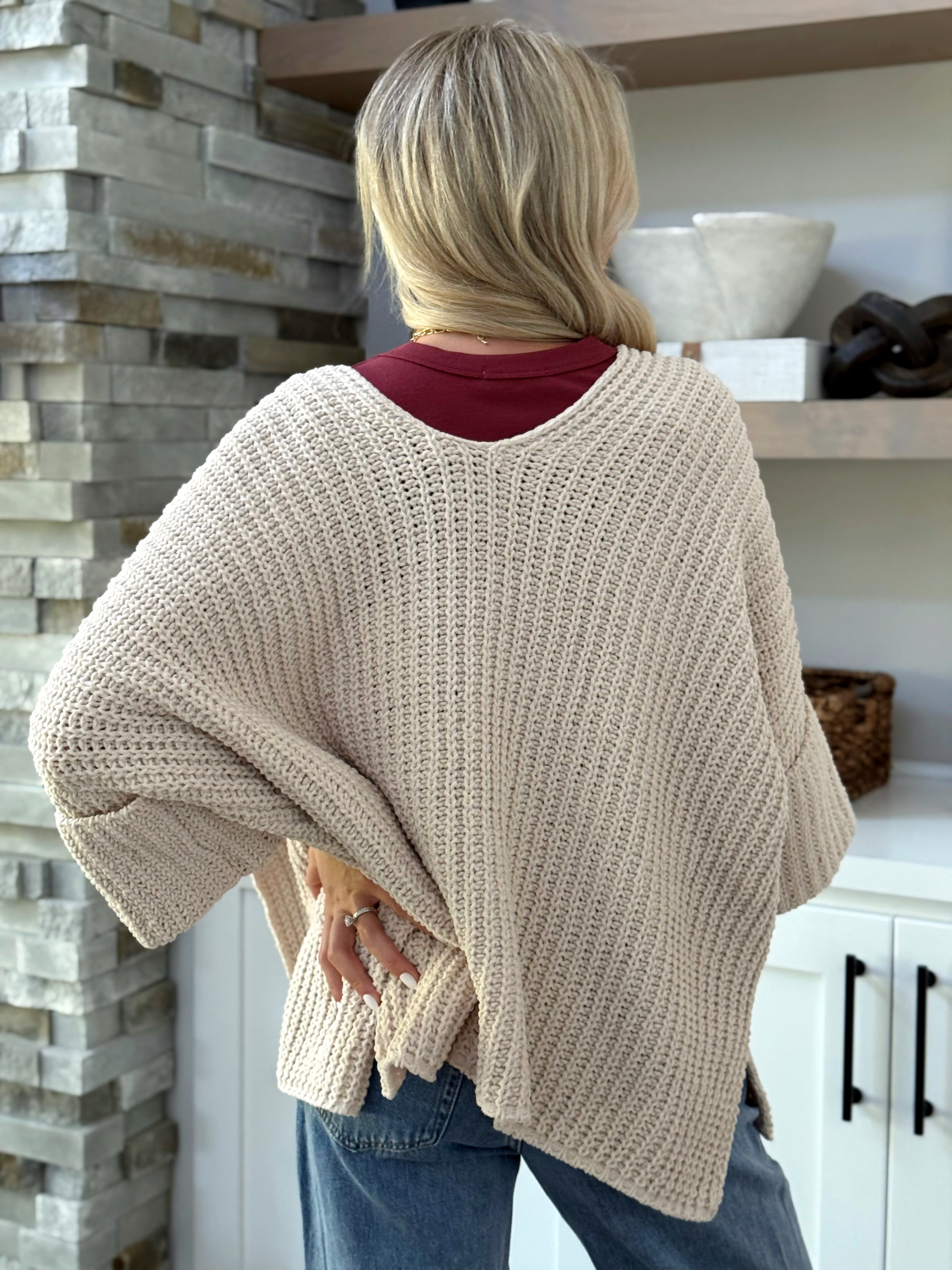 When She Dances Cardigan - SAND BEIGE - willows clothing Cardigan