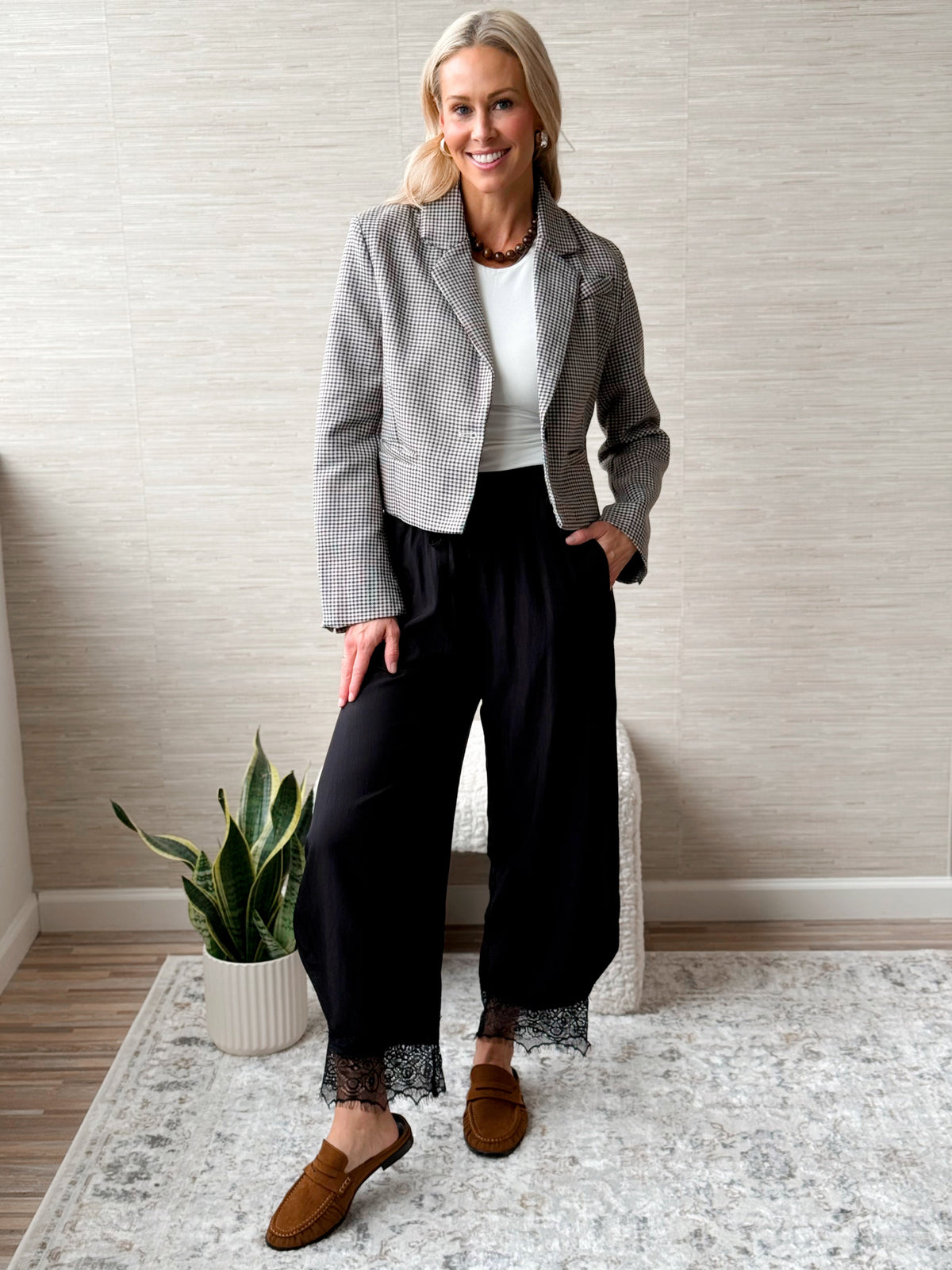 Winnie Pants - BLACK - willows clothing PANTS