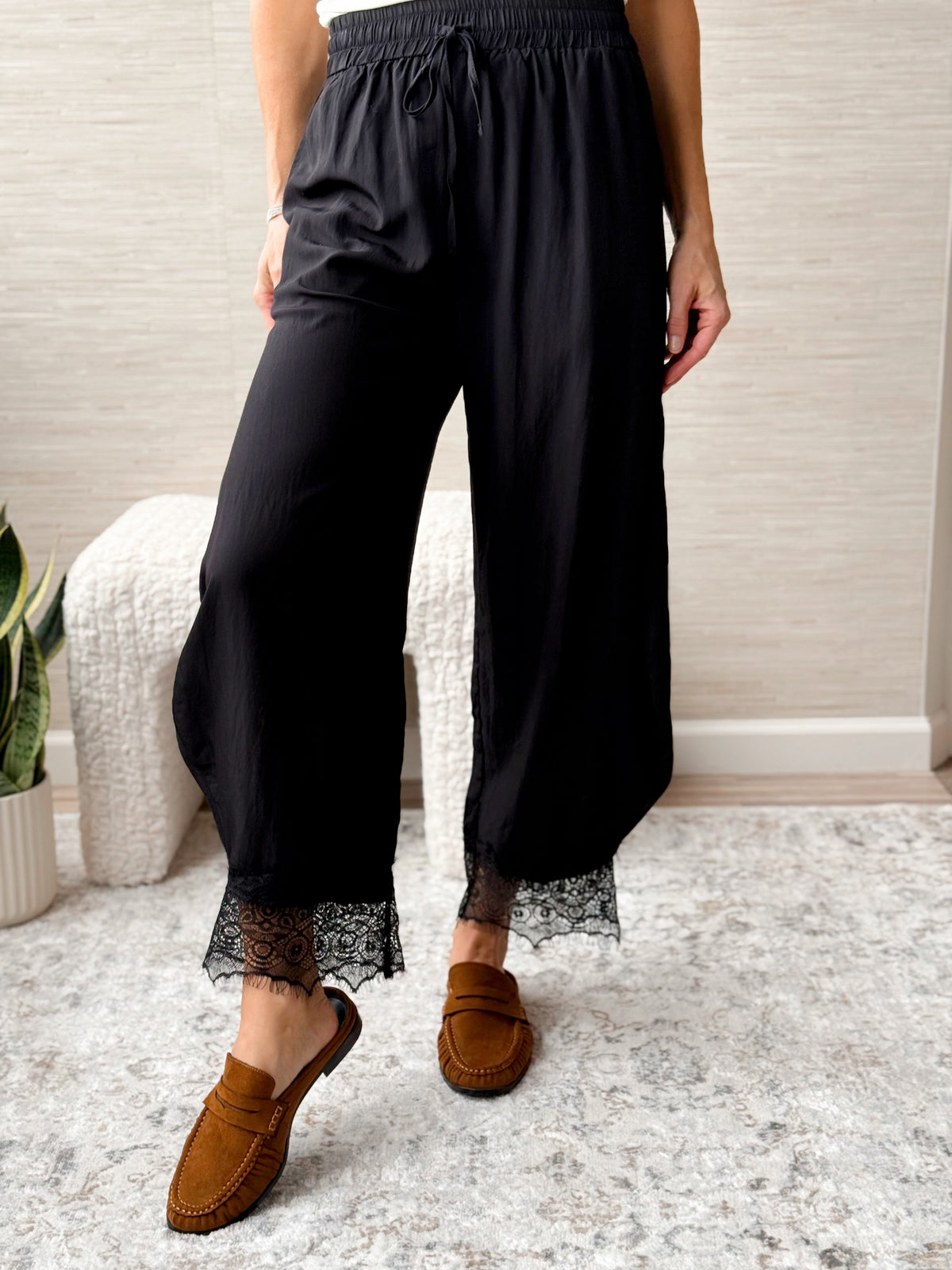 Winnie Pants - BLACK - willows clothing PANTS