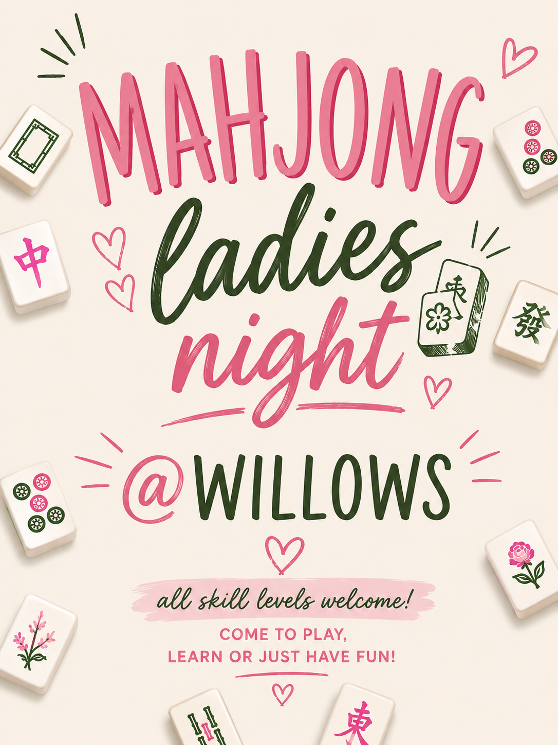 Mahjong Ladies Night