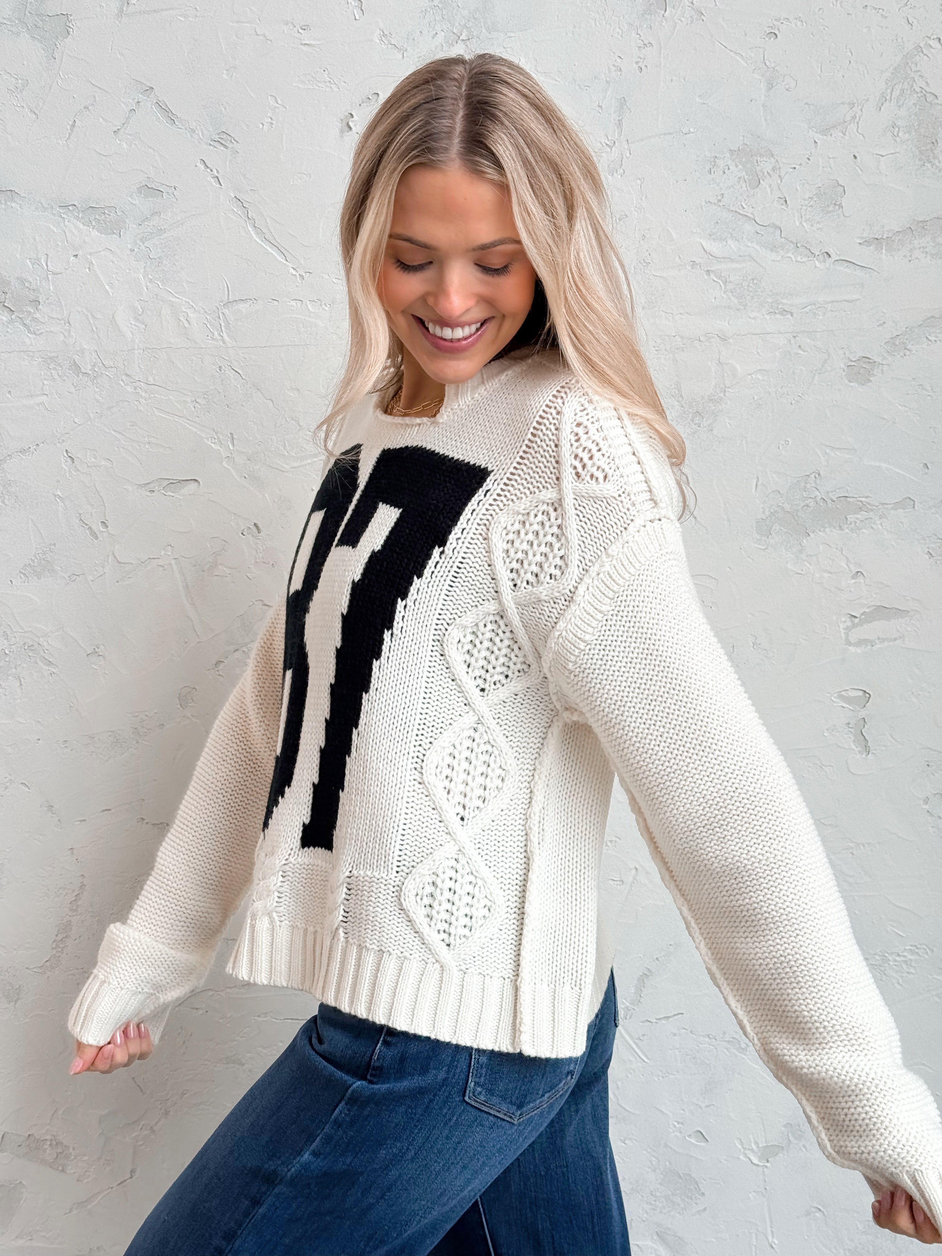 87 Sweater - WHITE - willows clothing SWEATER