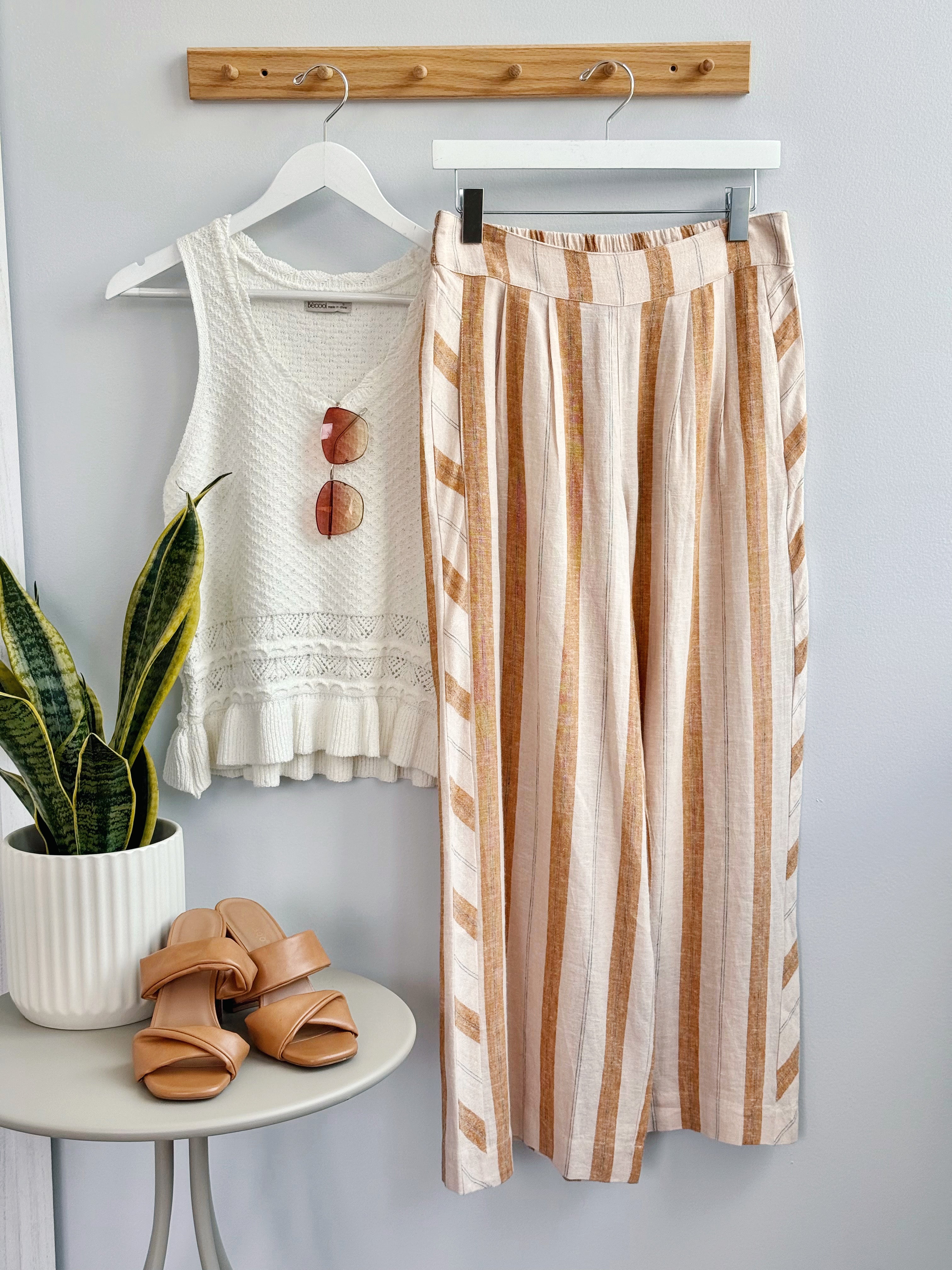 [TRIBAL] Provence Linen Pants - SAHARABEIGE