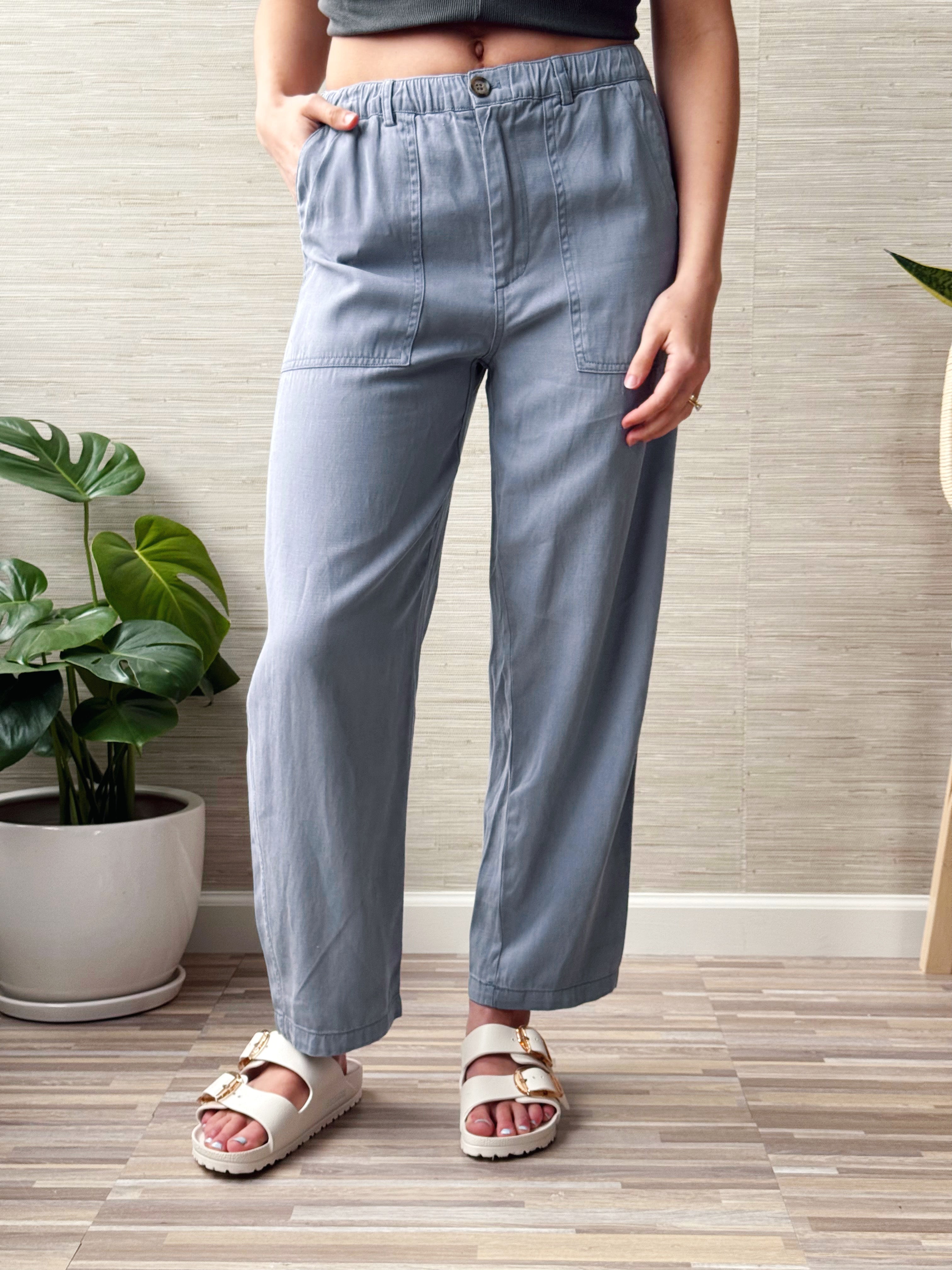 Zuri Pants - SLATE BLUE