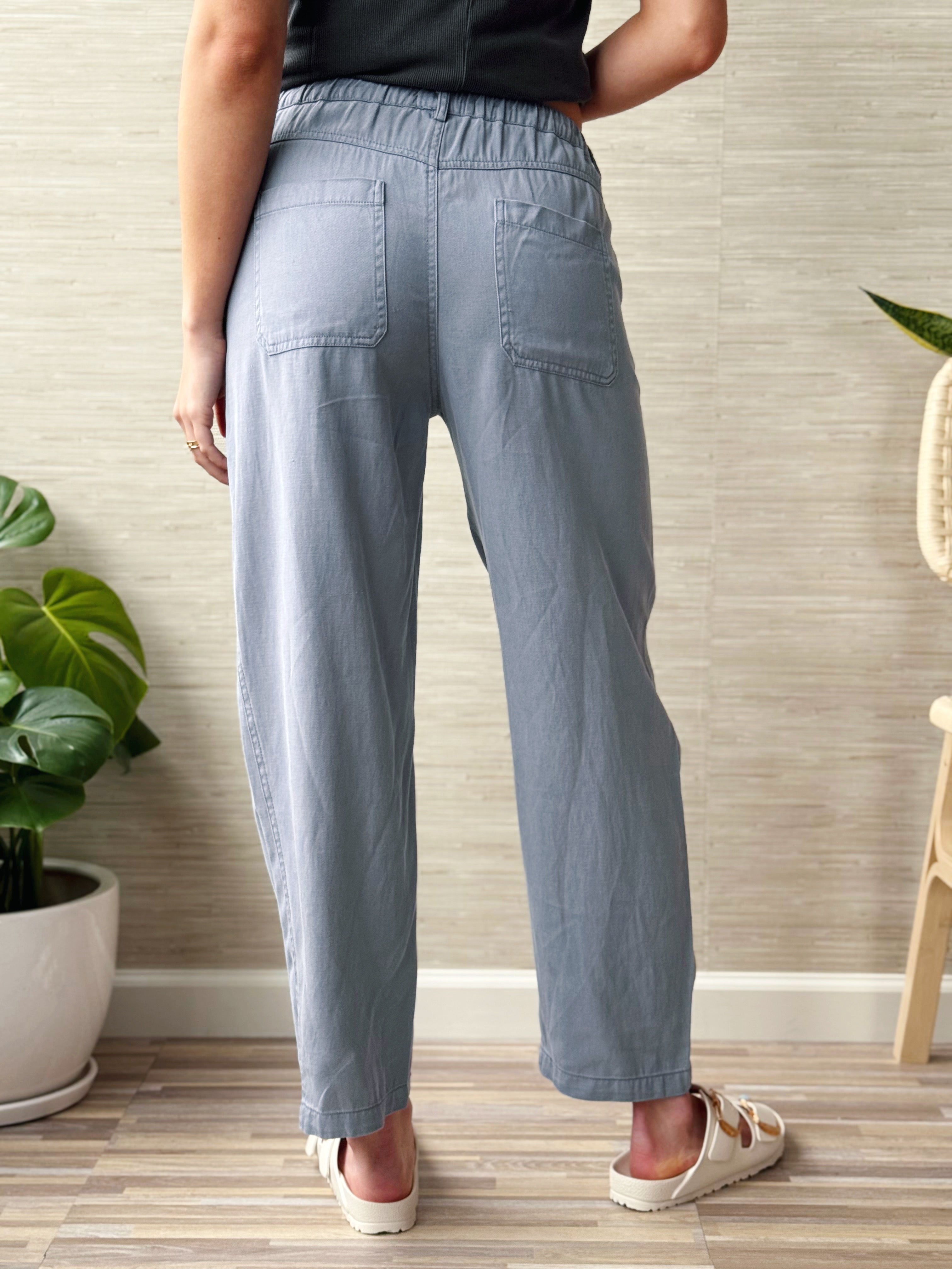 Zuri Pants - SLATE BLUE