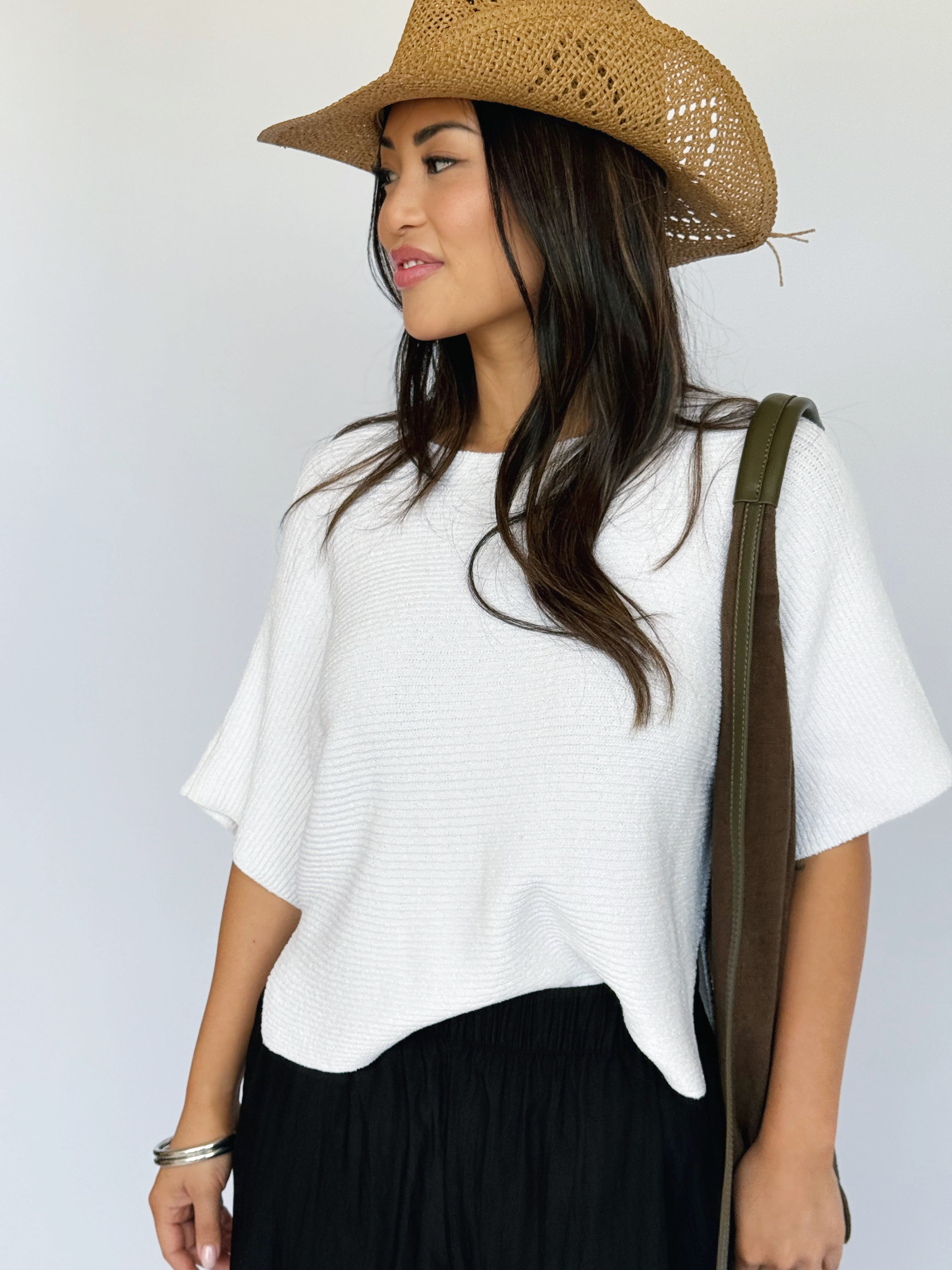 Spring Tide Sweater - WHITE