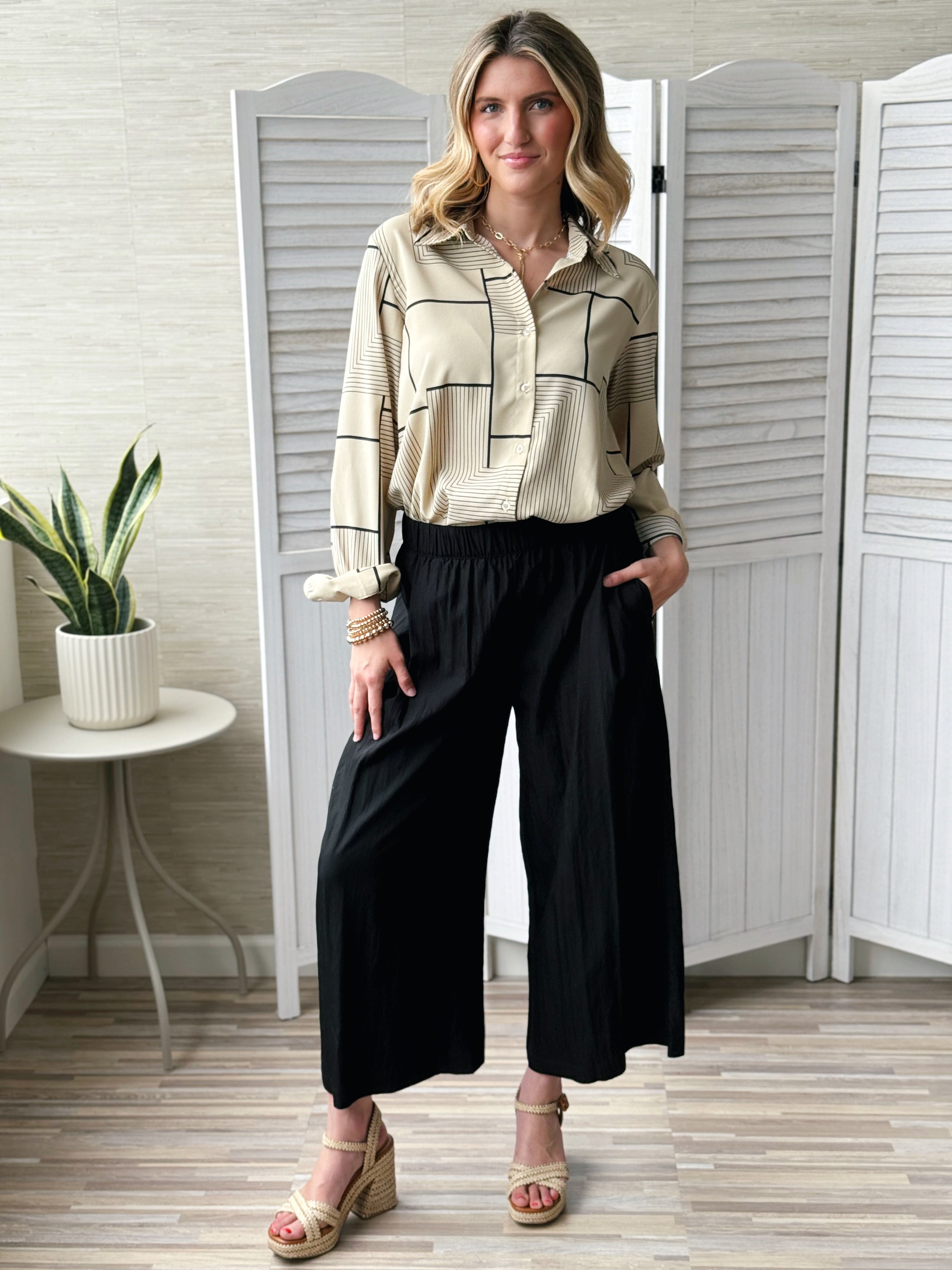 Tilden Blouse - KHAKI