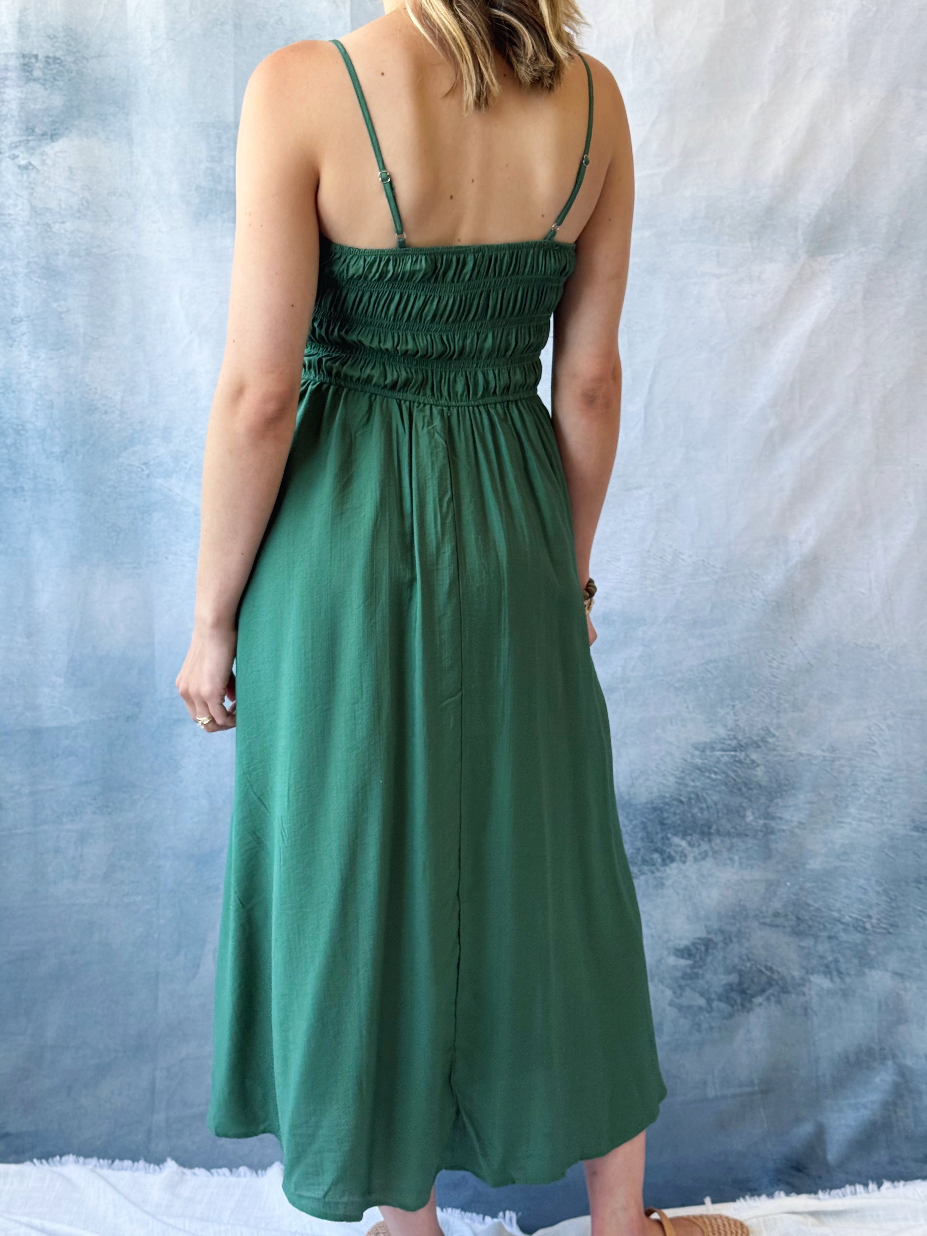 Feels Like Summer Dress - KELLY GREEN