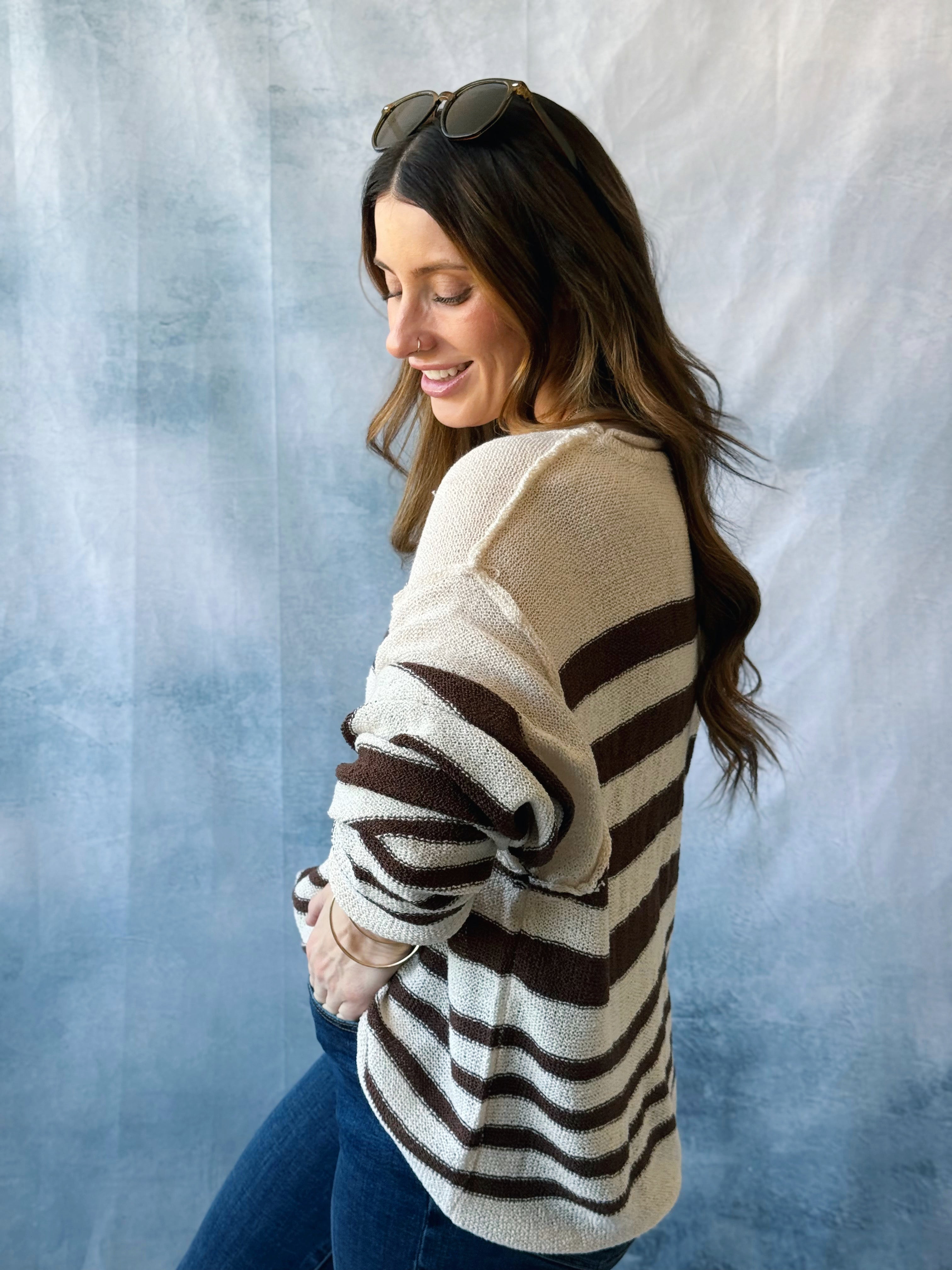 Tori Sweater - CHOCOLATE