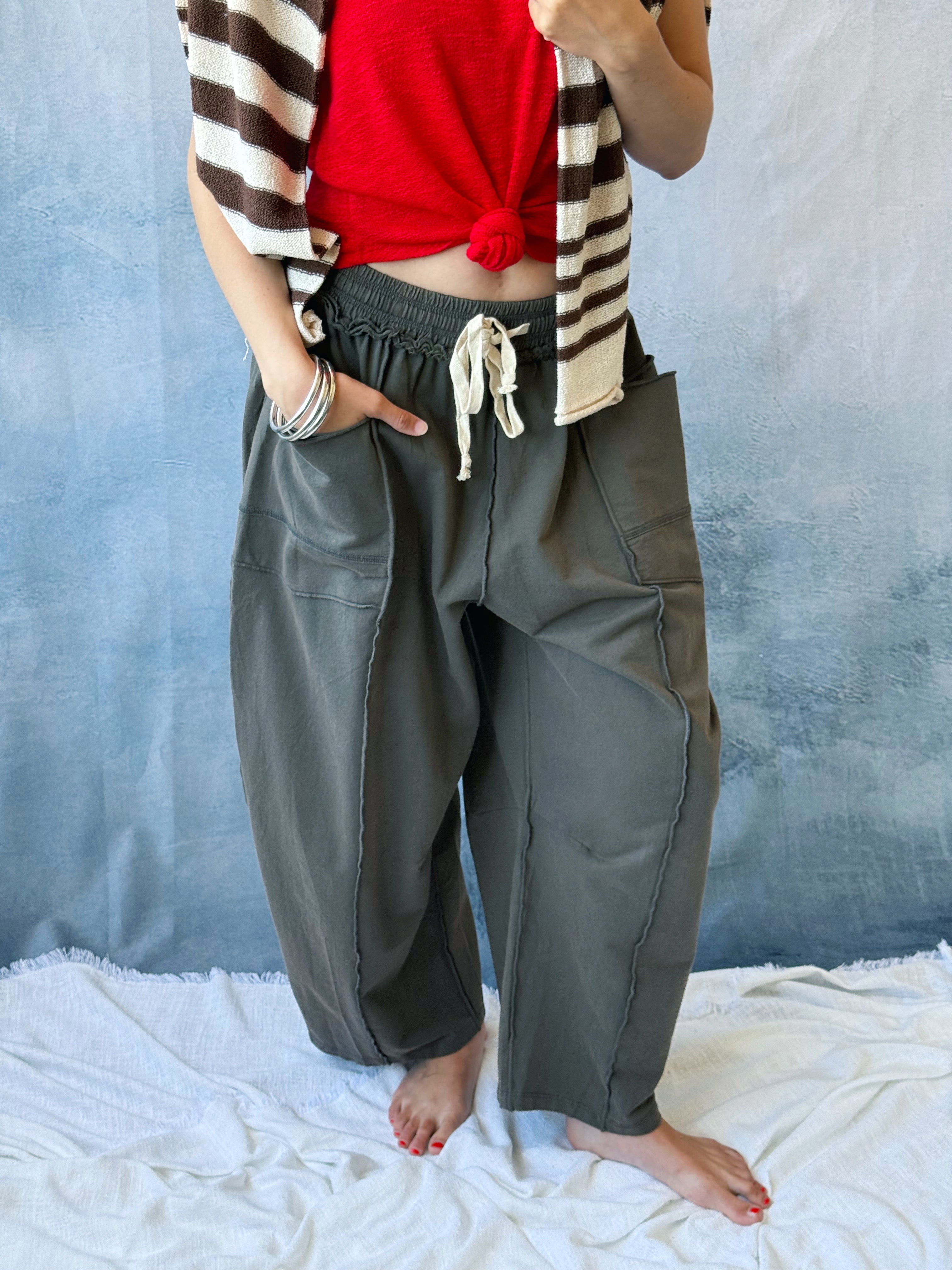 Colleen Sweatpants - WASHED CHARCOAL