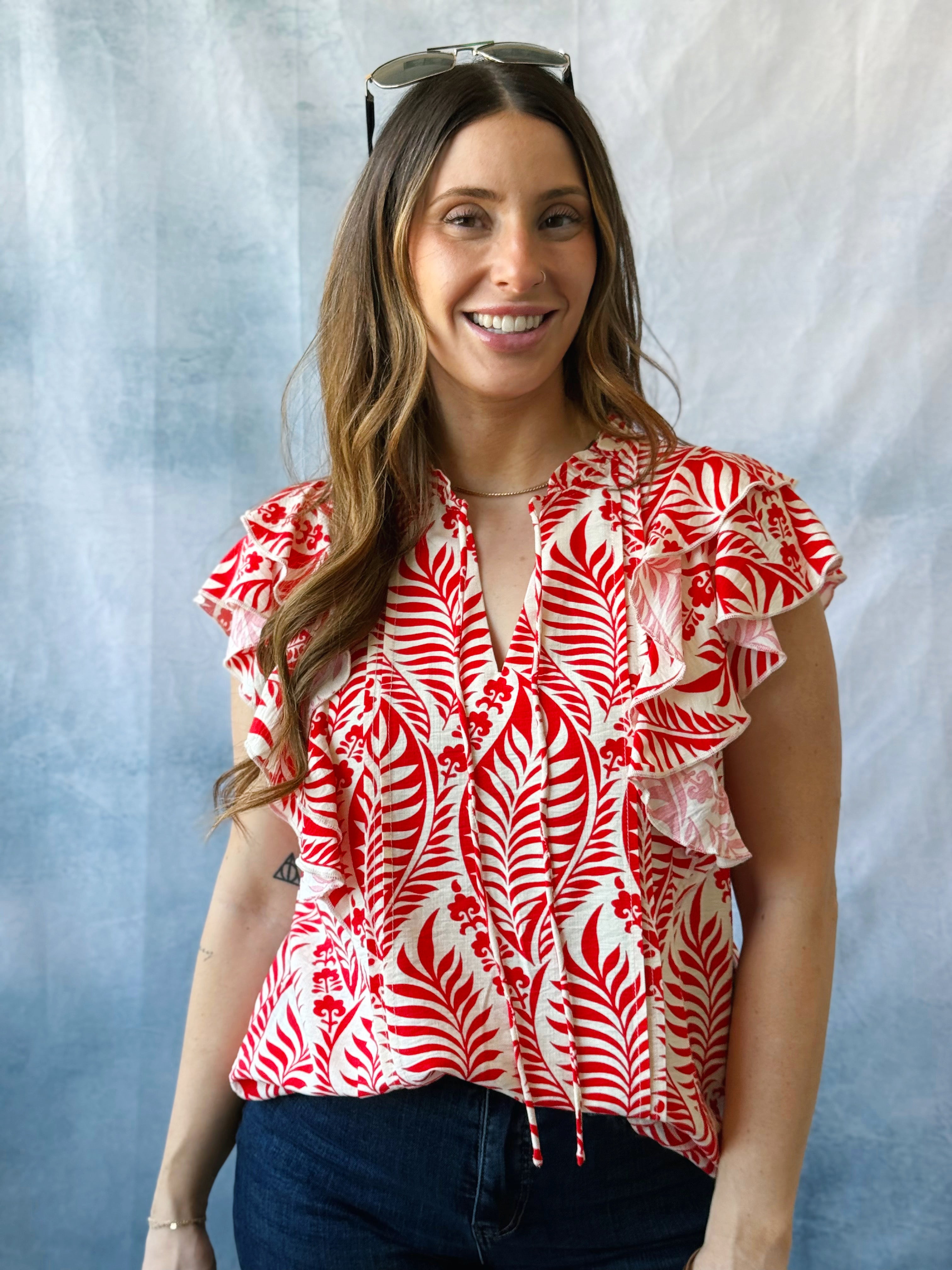 Stephanie Blouse - RED