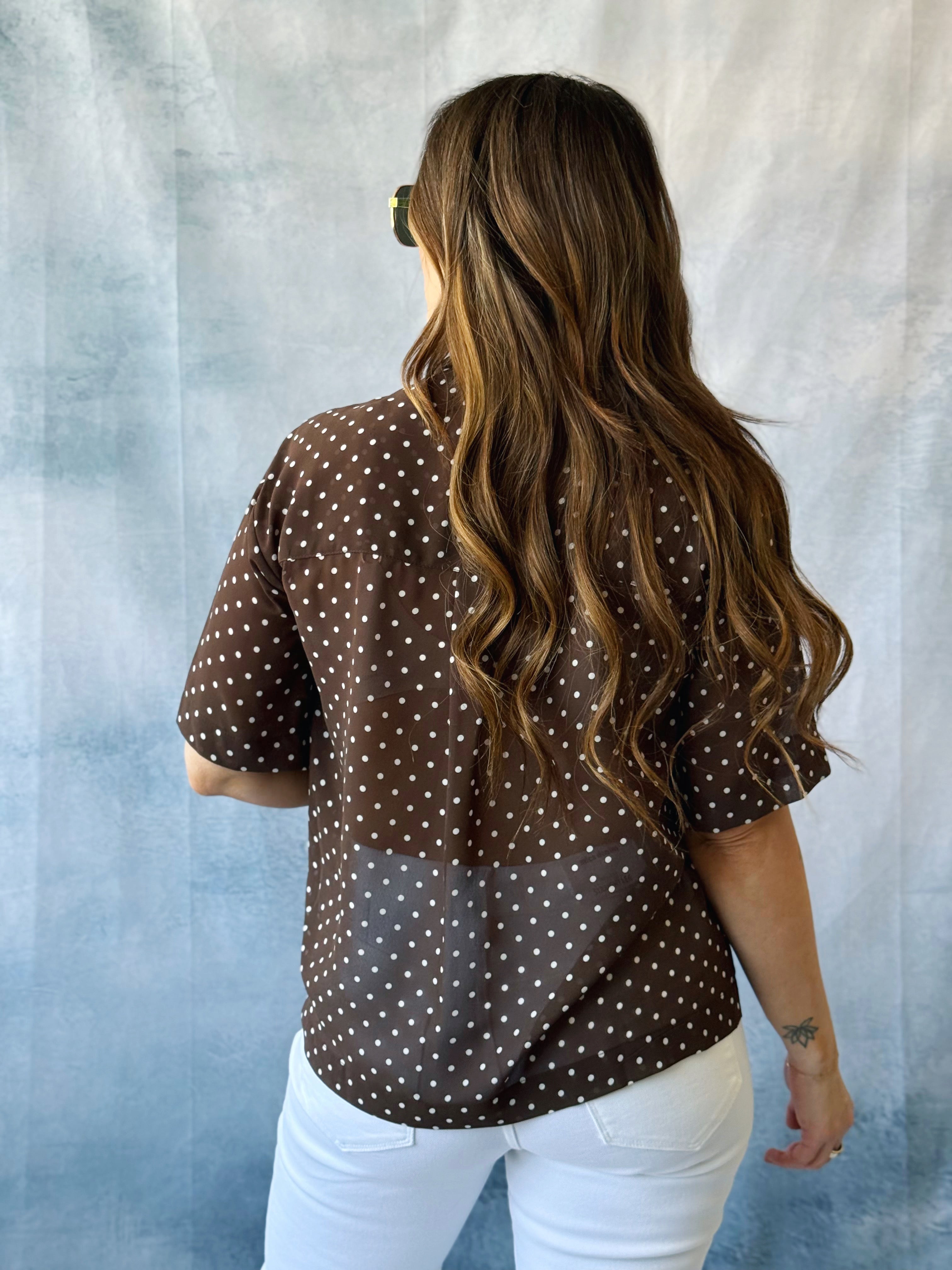 Ryleigh Blouse - BROWN