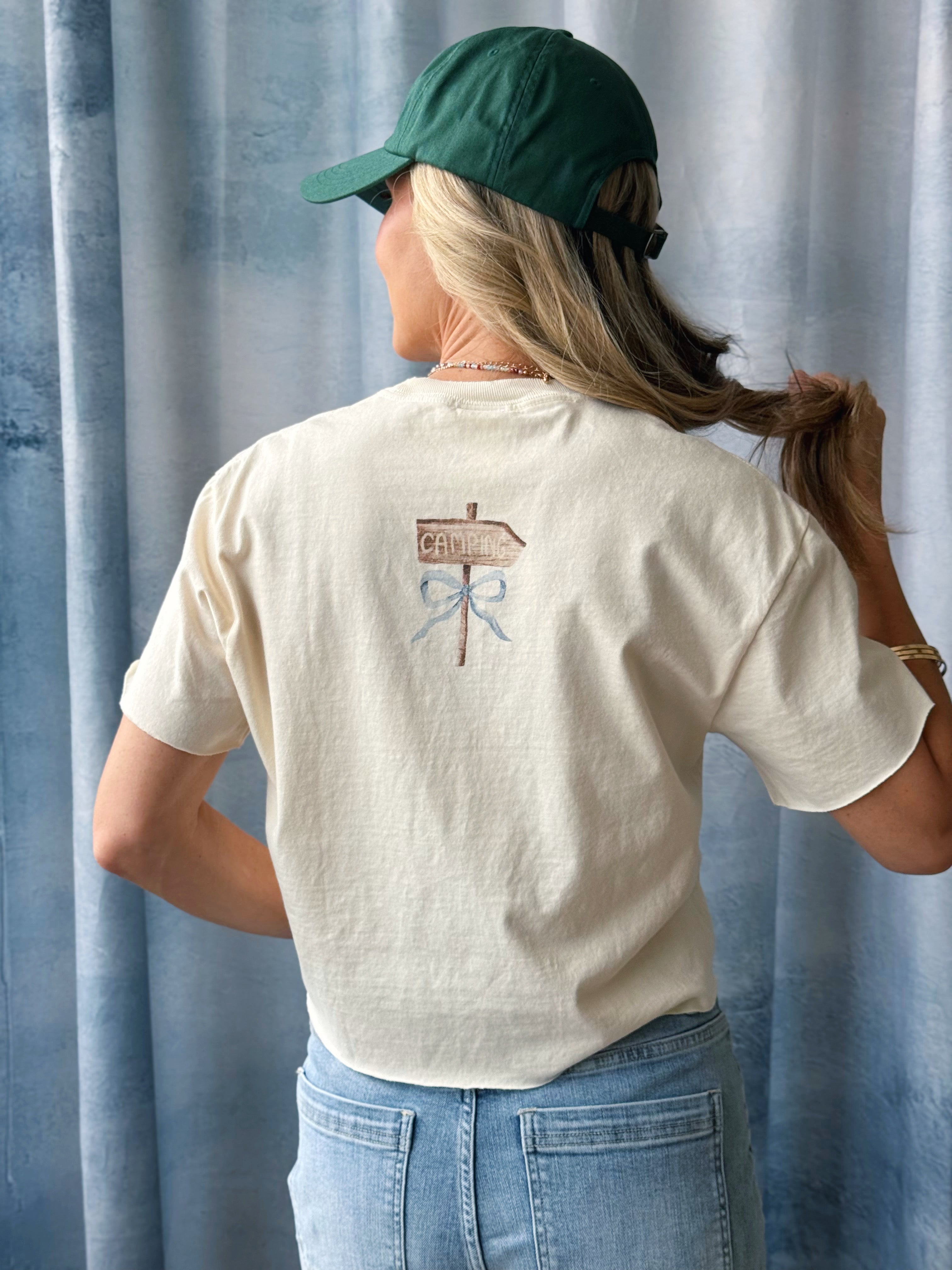 Camping Cutie Tee - IVORY