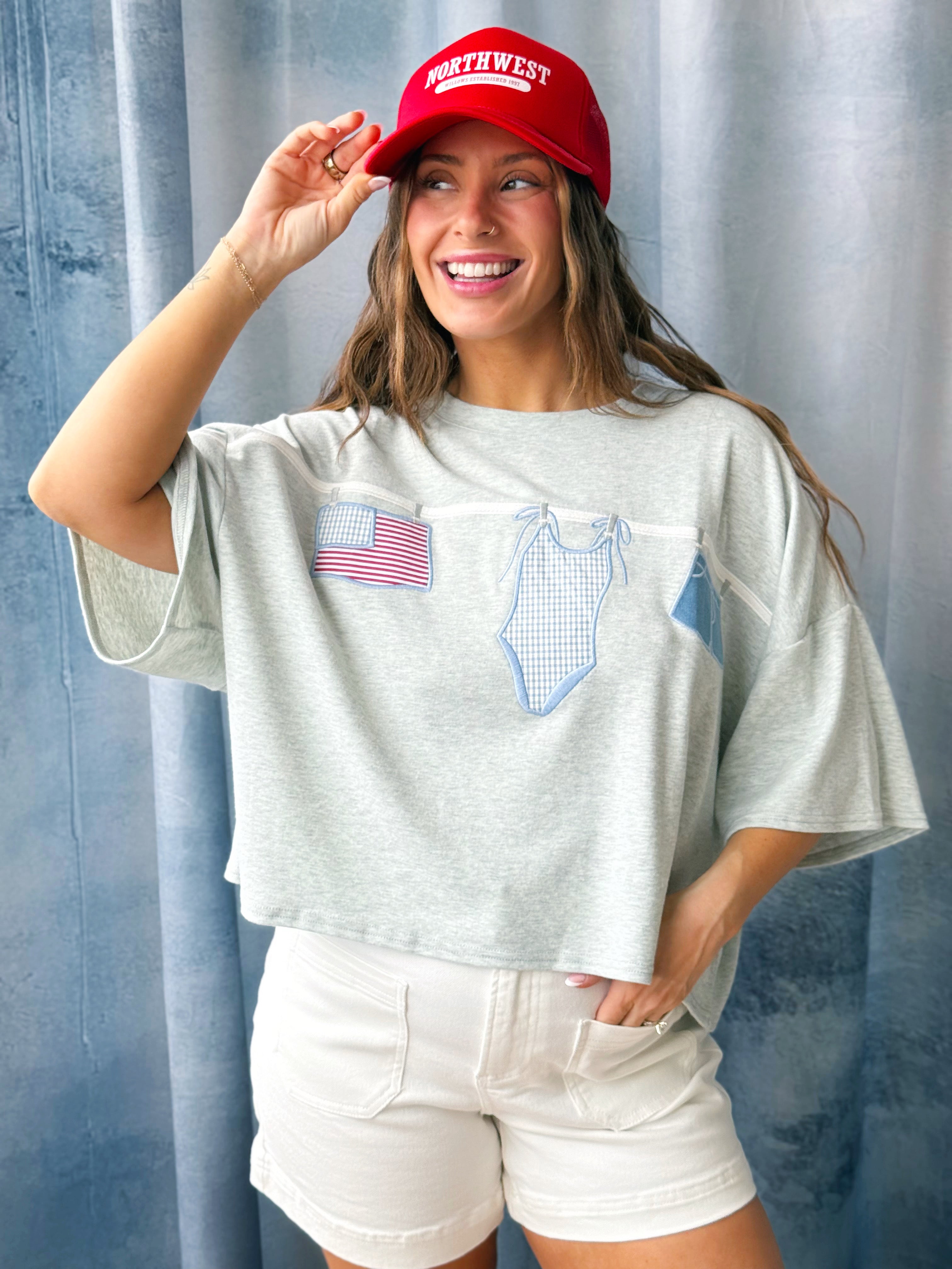 Summer in the USA Tee - MELANGE