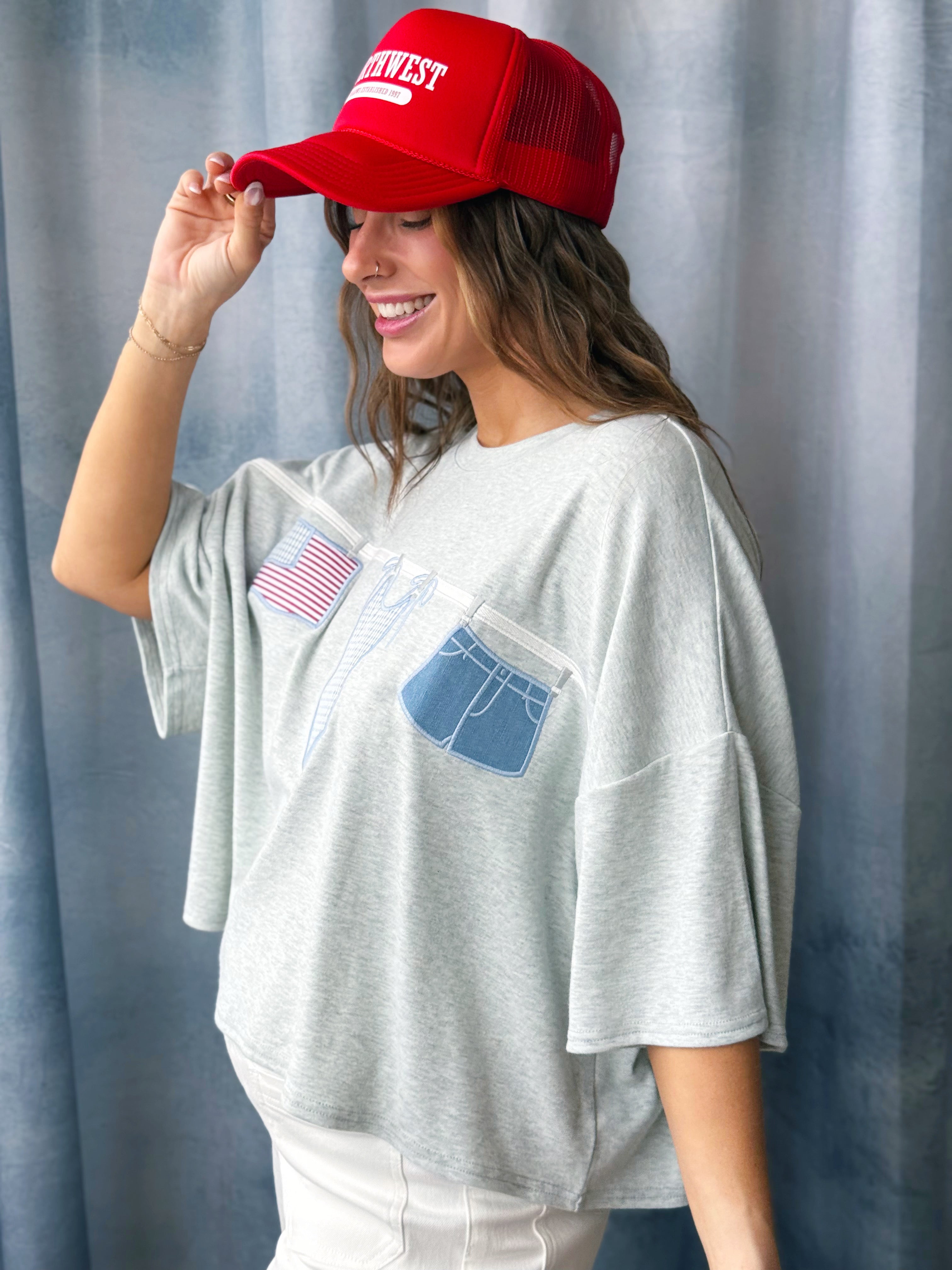 Summer in the USA Tee - MELANGE