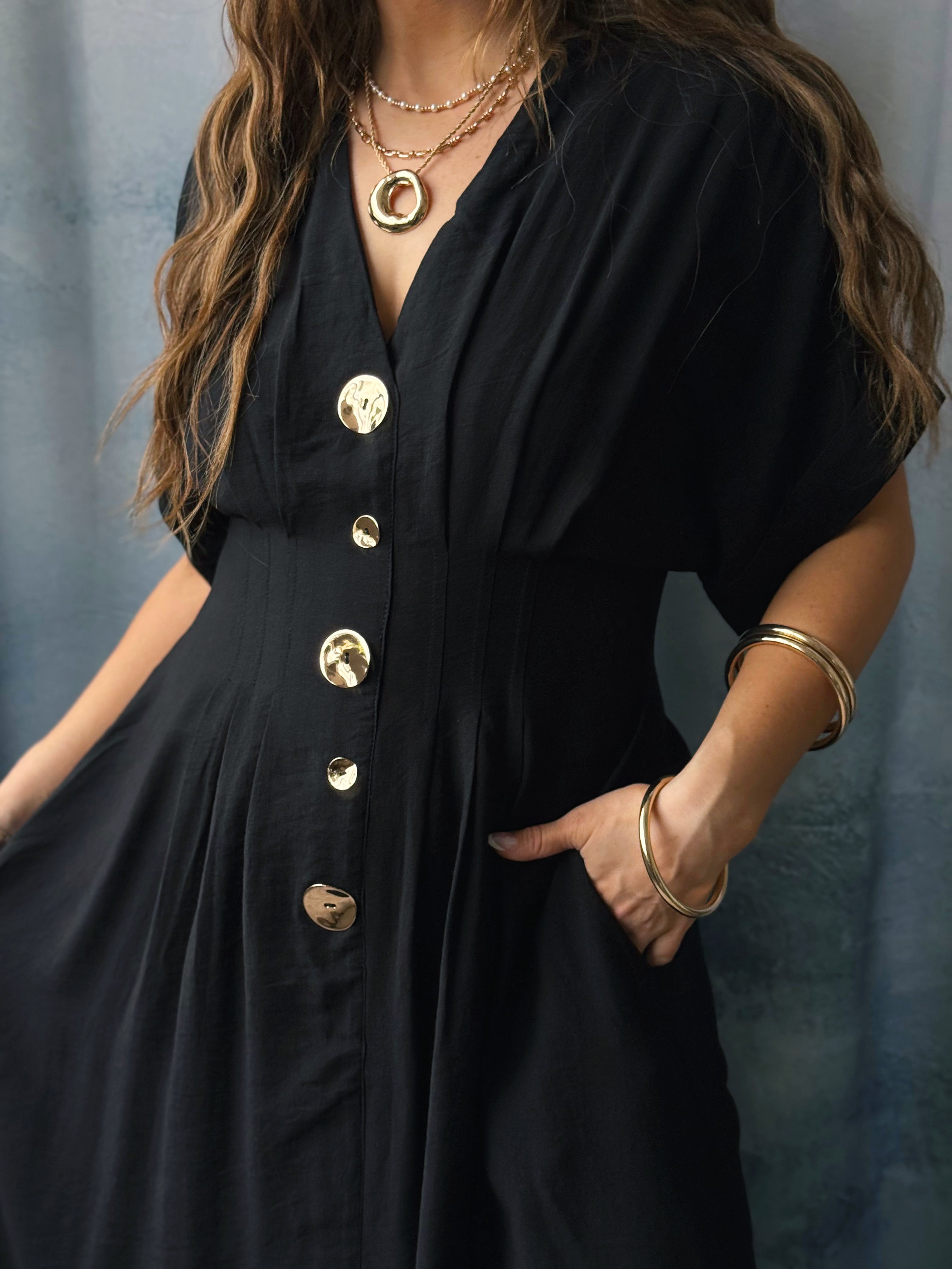 Janae Dress - BLACK