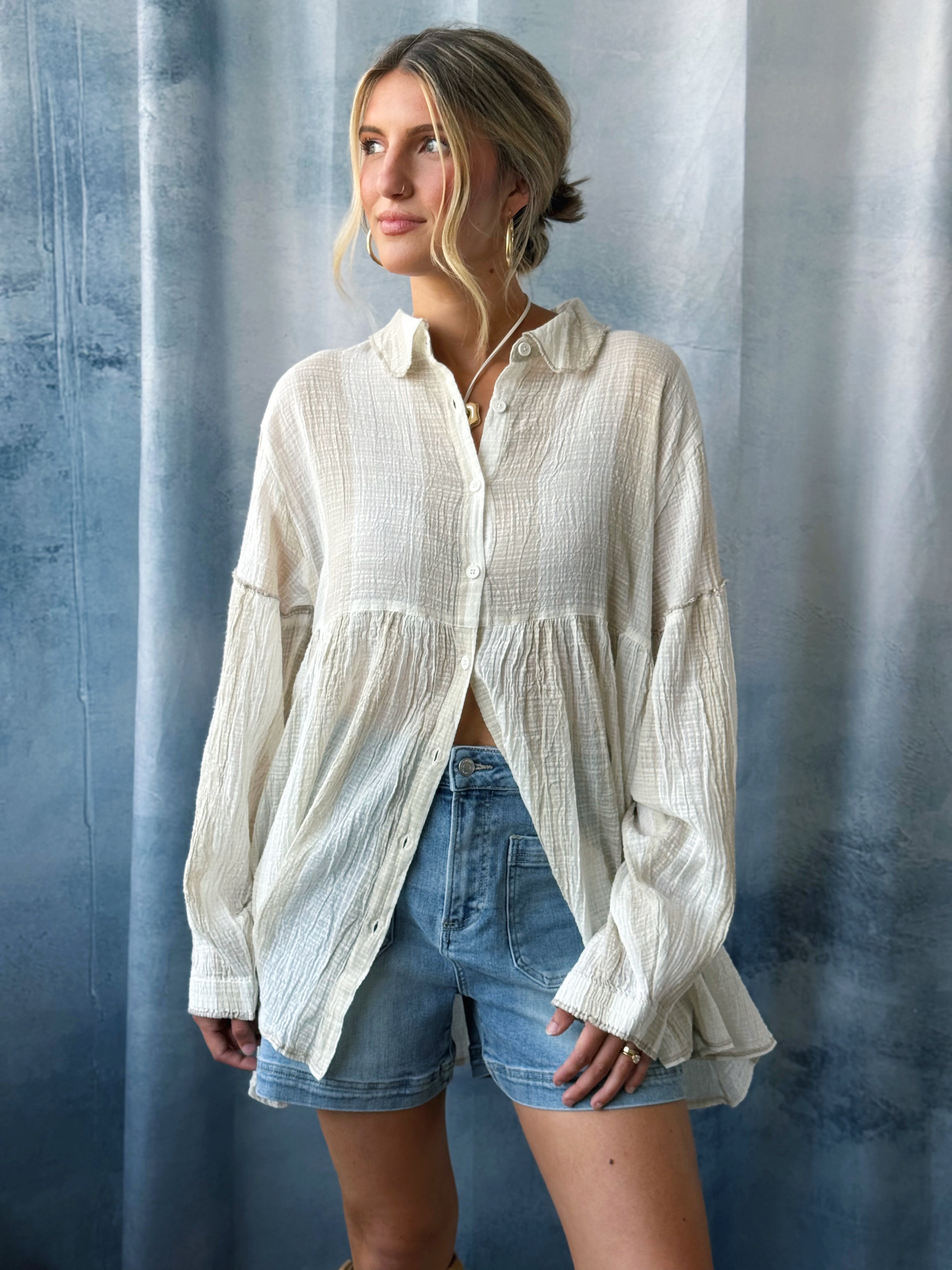 Shanice Blouse - NATURAL MULTI
