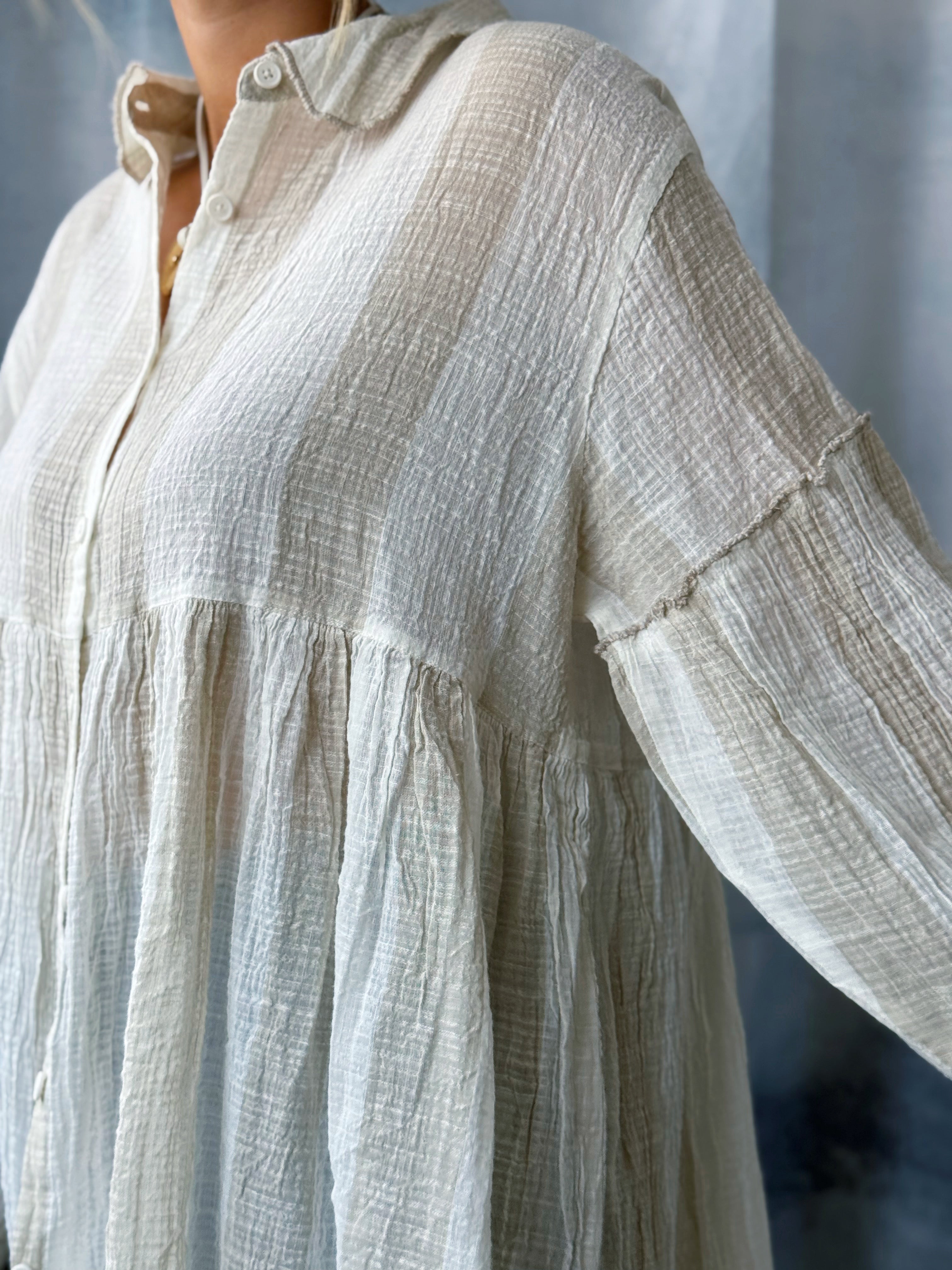 Shanice Blouse - NATURAL MULTI